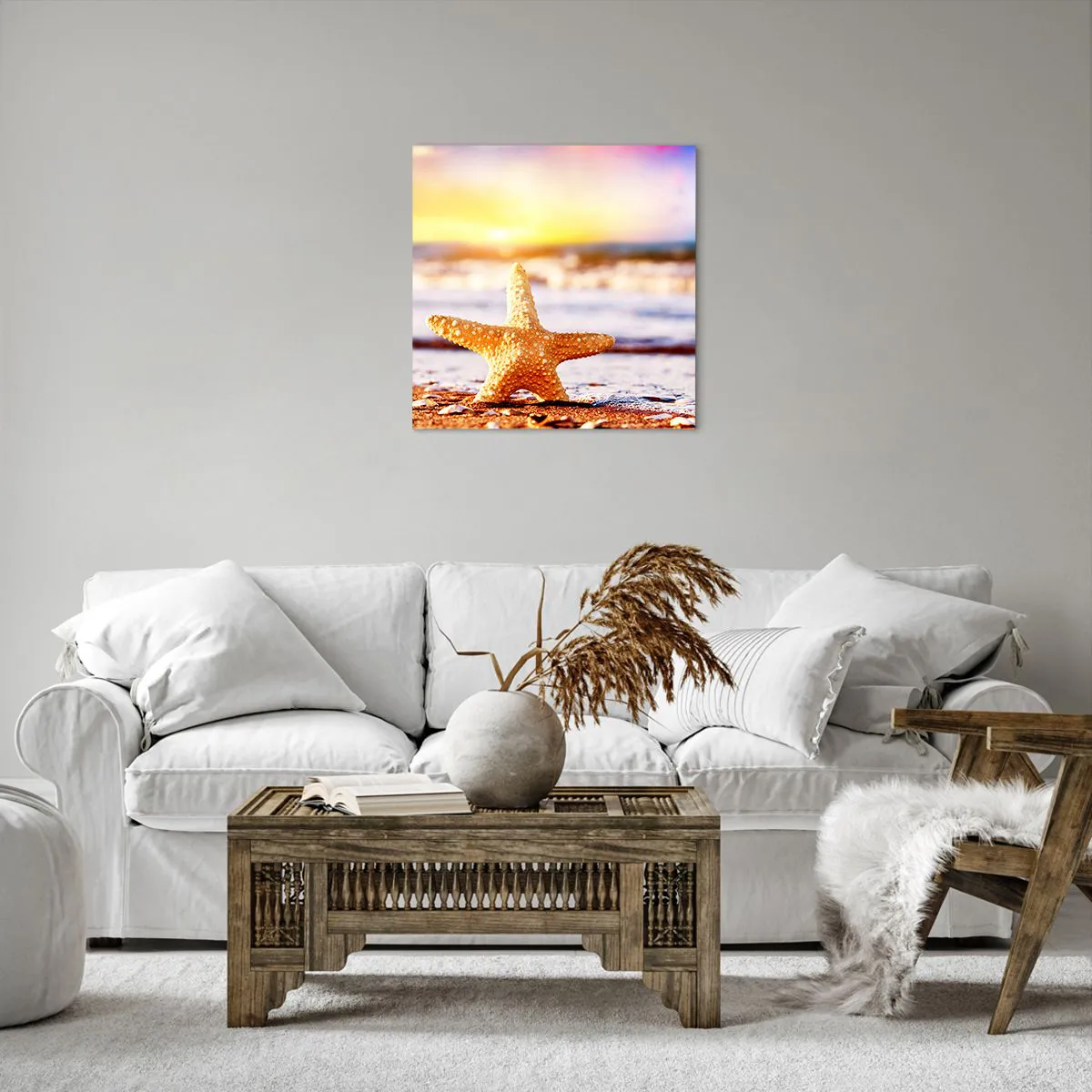 Vászonkép - Tengeri ajándék - 50x50 cm