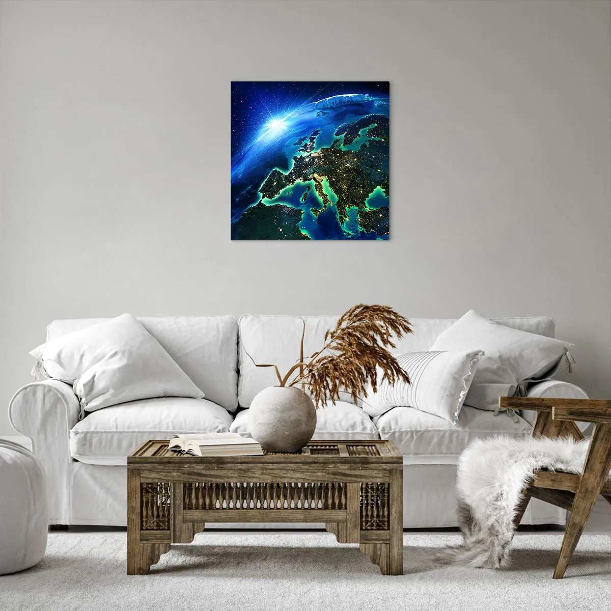 Canvas picture - Sparkling Europe - 50x50 cm