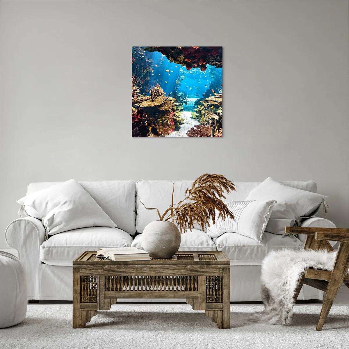 Bild auf Leinwand - Leinwandbild - Du hast es noch nicht einmal geträumt - 50x50 cm