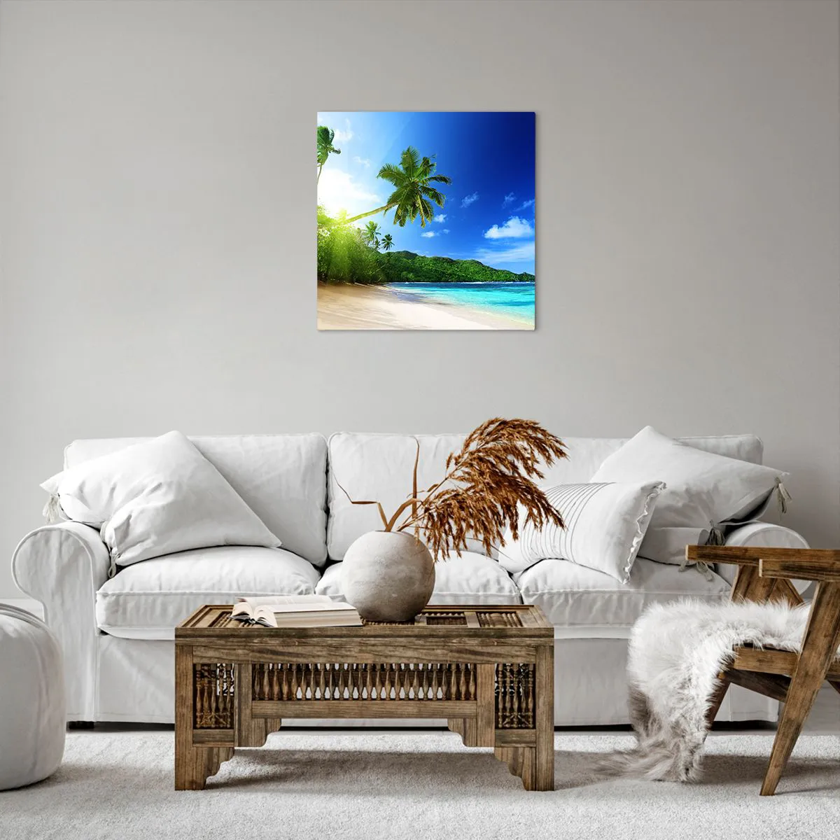 Quadro su tela - Stampe su Tela - Il lieve tocco dei tropici - 50x50 cm