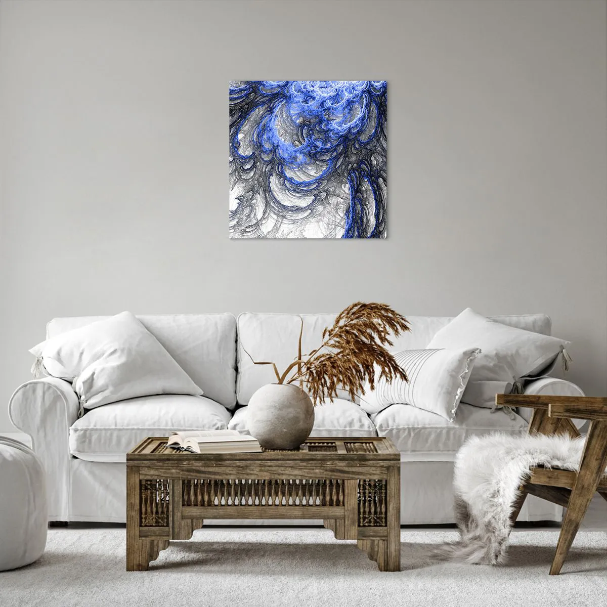 Impression sur toile - Image sur toile - La naissance d'une vague - 50x50 cm