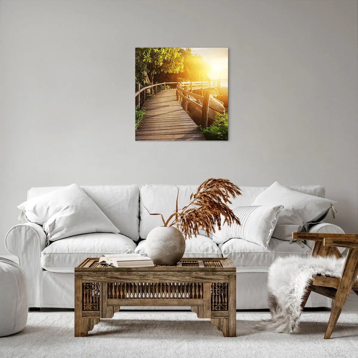 Impression sur toile - Image sur toile - Un autre tour, un autre miracle - 50x50 cm