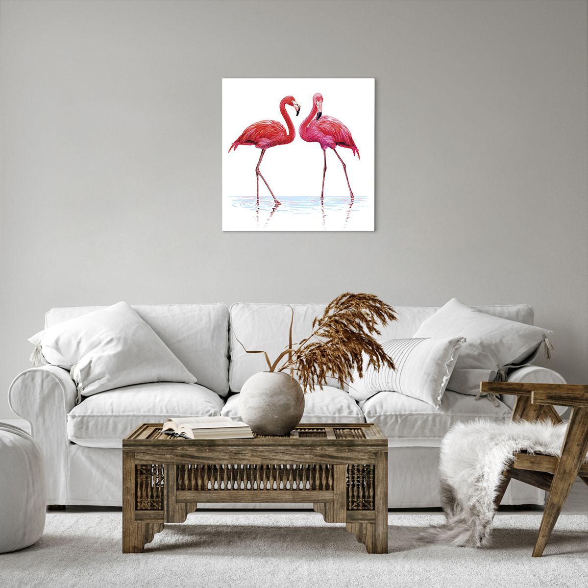 Obrazy na płótnie Flamingi, Obrazy na płótnie Ptaki, Obrazy na płótnie Sztuka, Obrazy na płótnie Zwierzęta, Obrazy na płótnie Brazylia