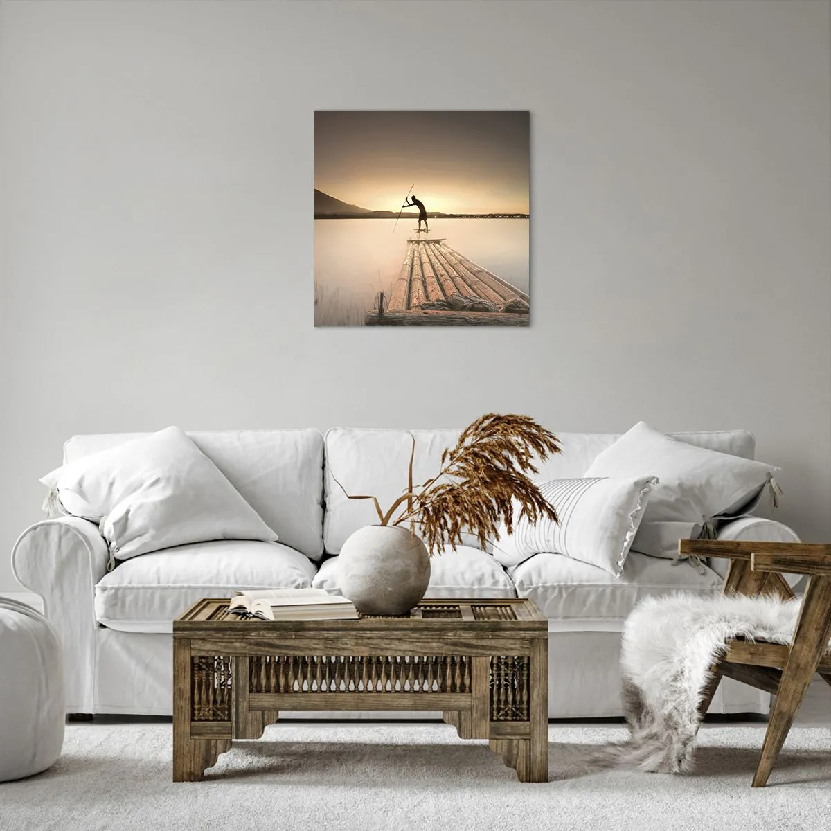 Obraz na płótnie - Przed spoczynkiem - 50x50 cm