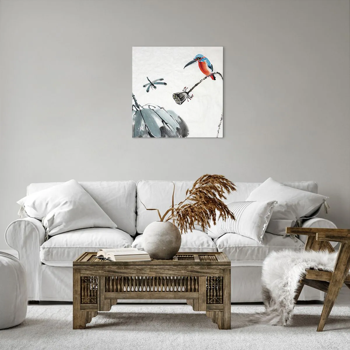 Canvas picture - Life of a Meadow - 50x50 cm