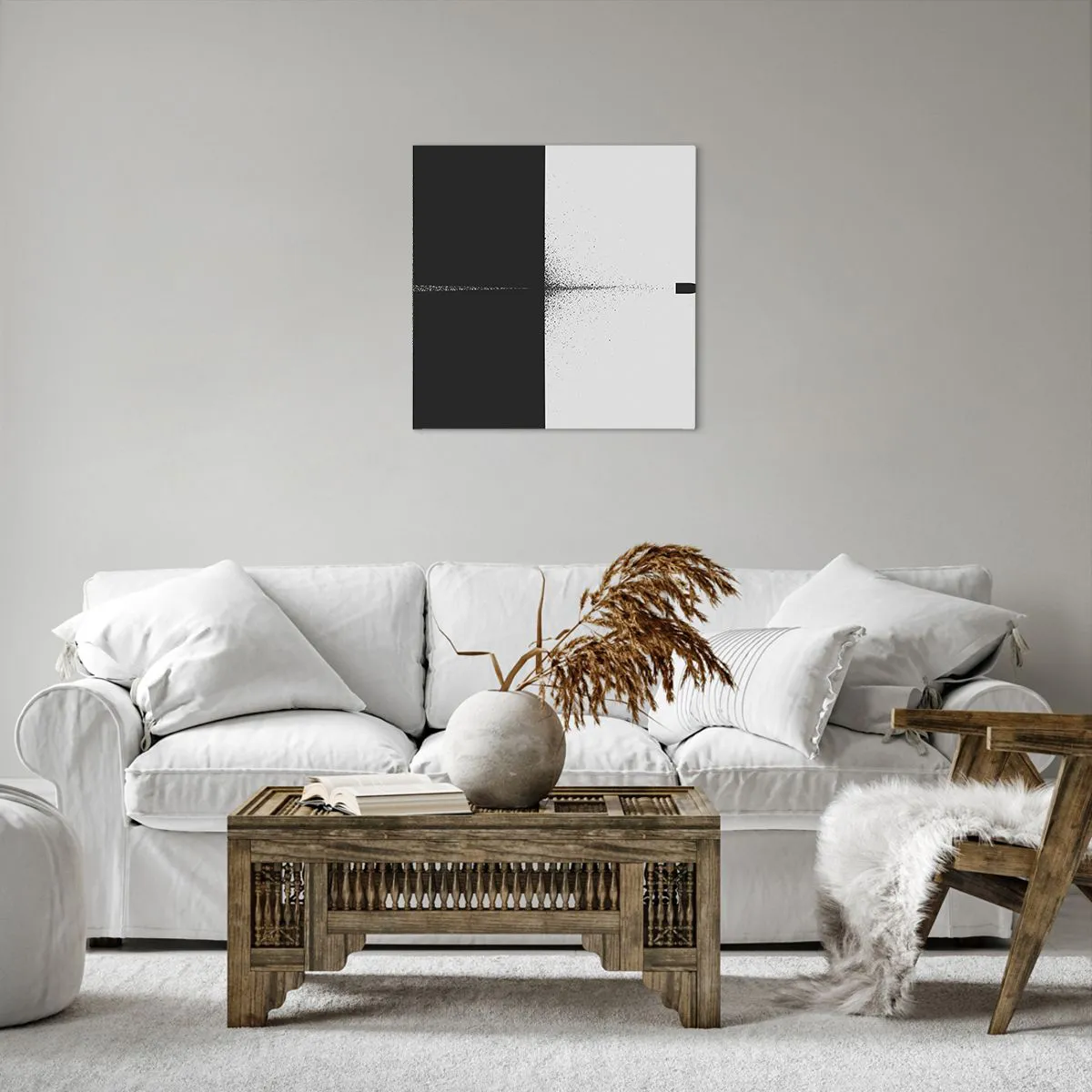 Impression sur toile - Image sur toile - Droit au but - 50x50 cm