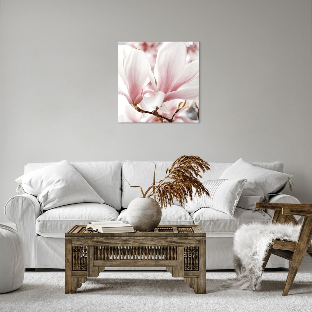 Obrazy na płótnie Gałązka Magnolii, Obrazy na płótnie Kwiat, Obrazy na płótnie Magnolia, Obrazy na płótnie Ogród, Obrazy na płótnie Natura