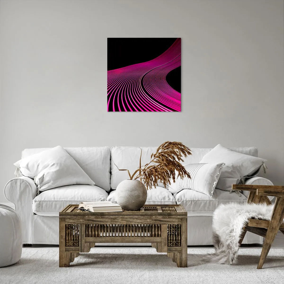 Vászonkép - A fény sugárútján - 50x50 cm