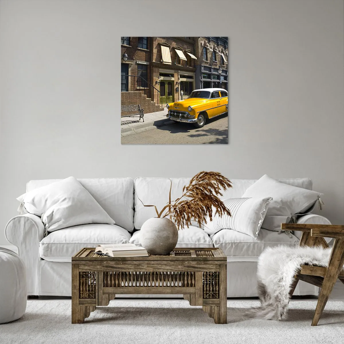 Quadro su tela - Stampe su Tela - Tanto tempo fa in America - 60x60 cm