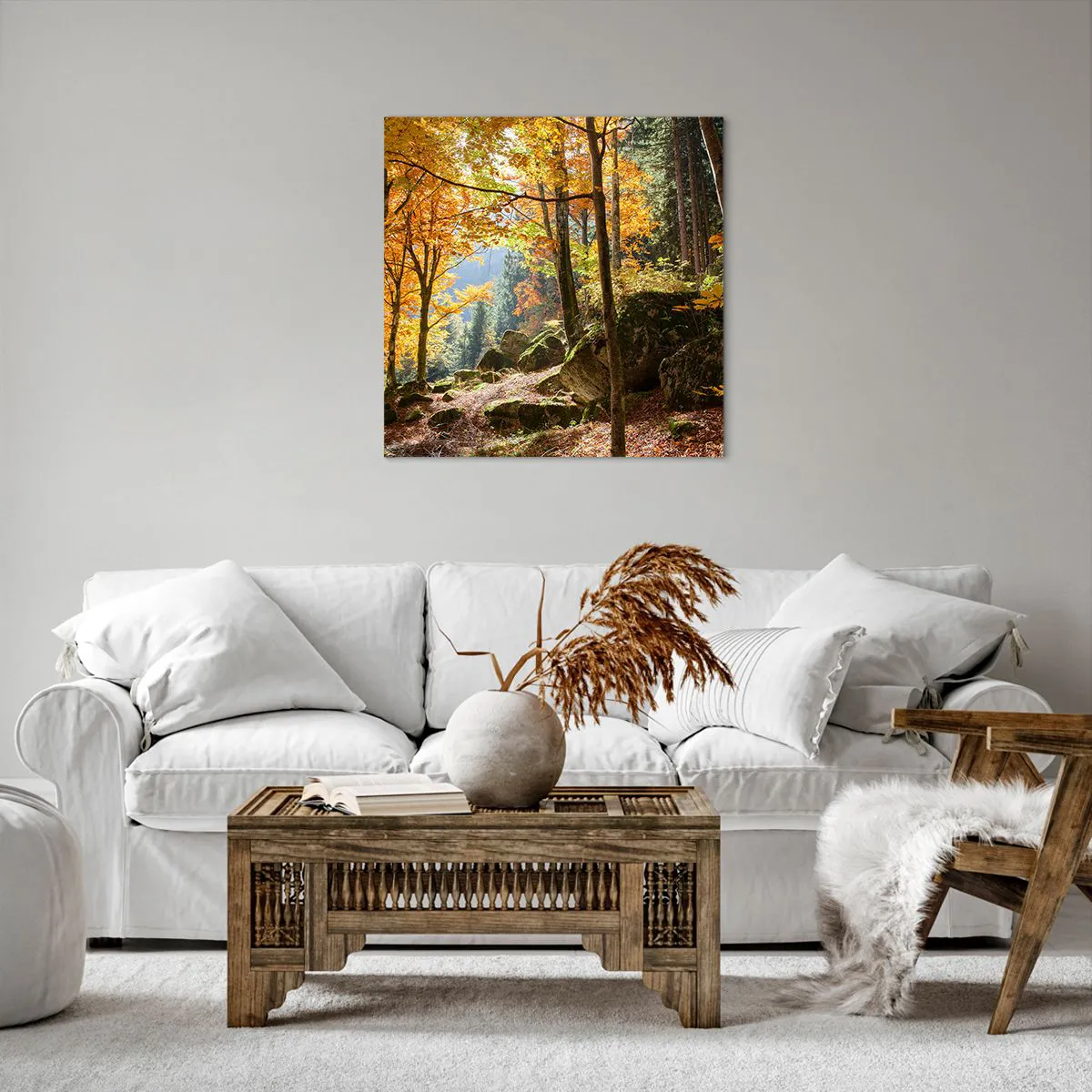 Impression sur toile - Image sur toile - Il est temps de se détendre - 60x60 cm