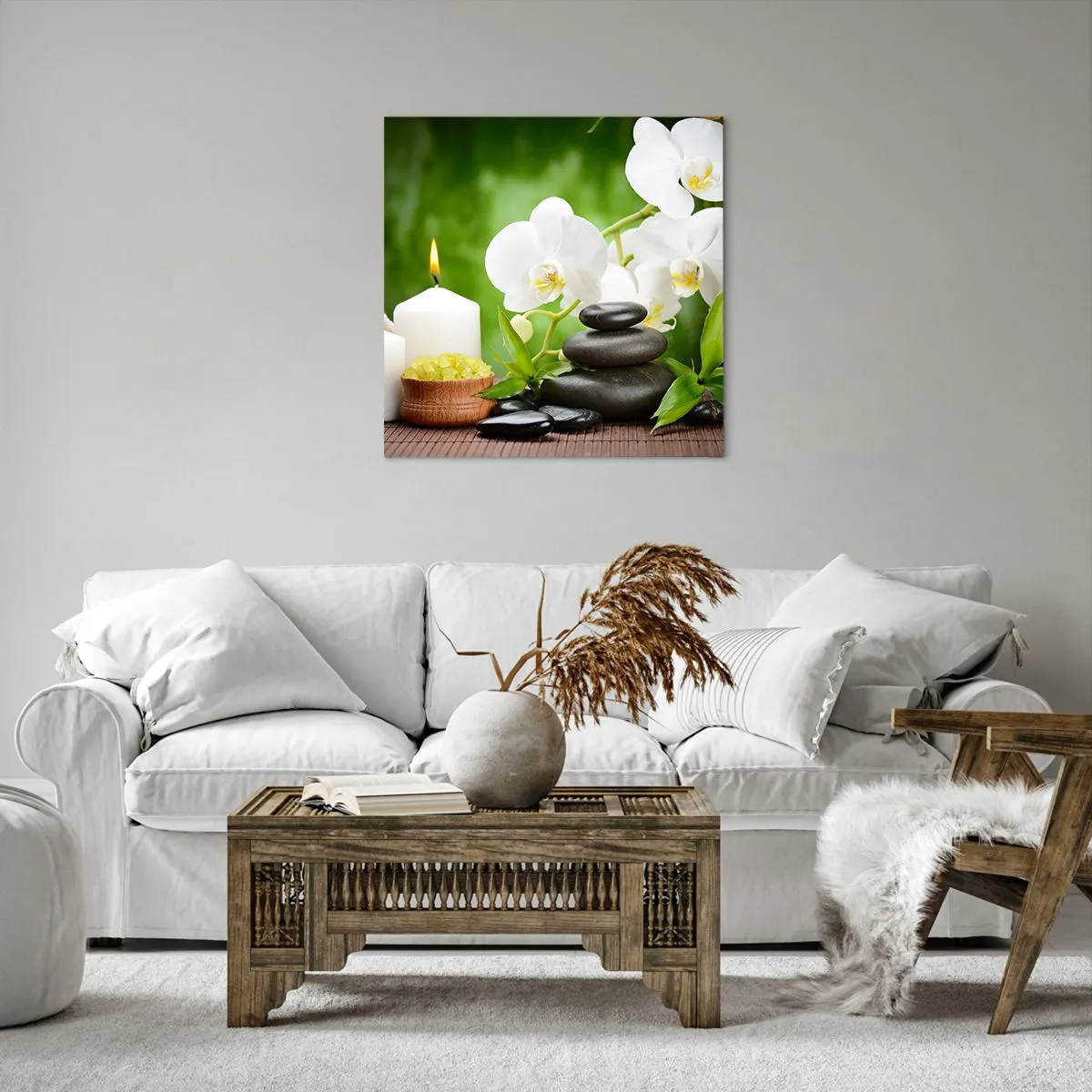 Vászonkép - Illatos, virágos, finom érintés - 60x60 cm