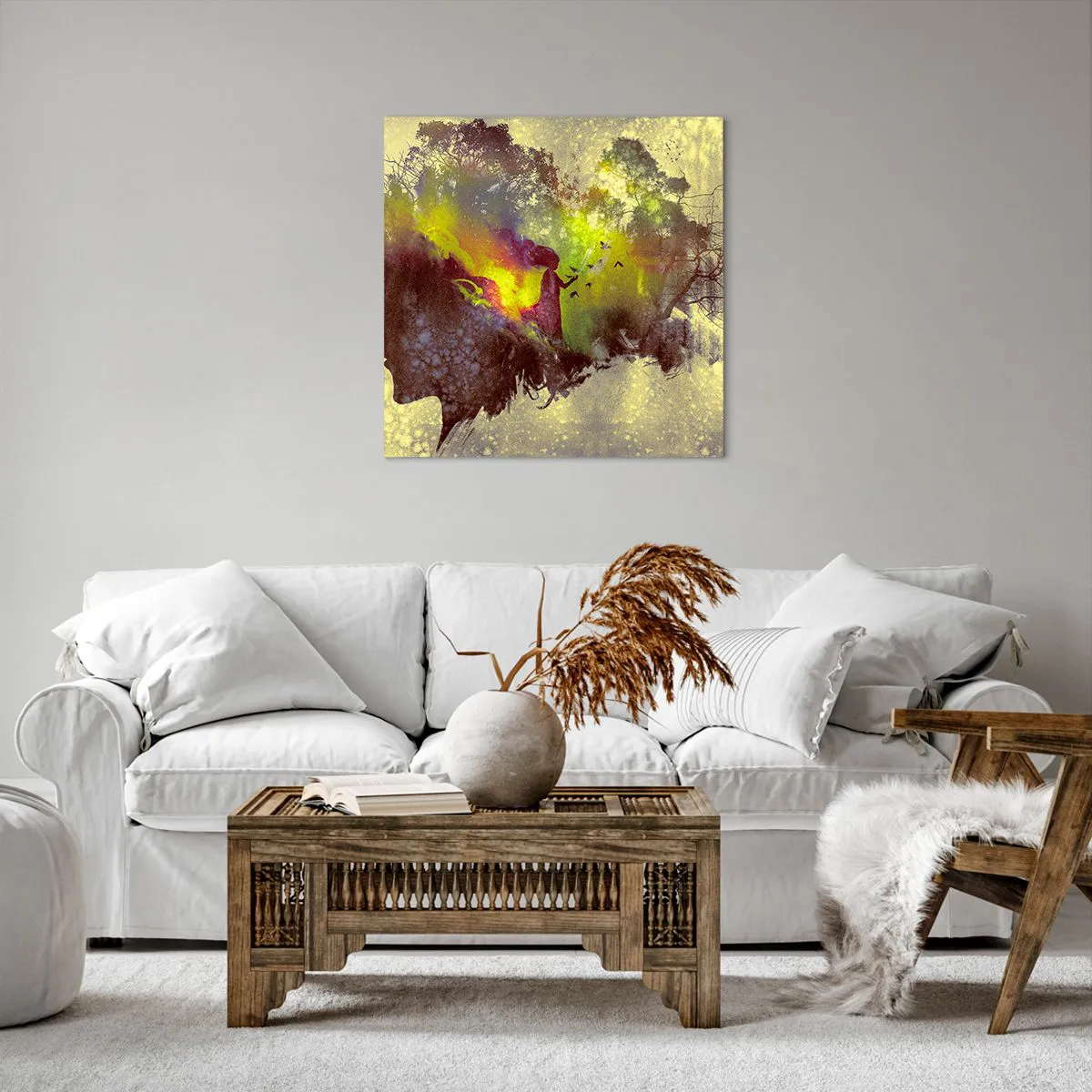 Impression sur toile - Image sur toile - Mère Nature - 60x60 cm