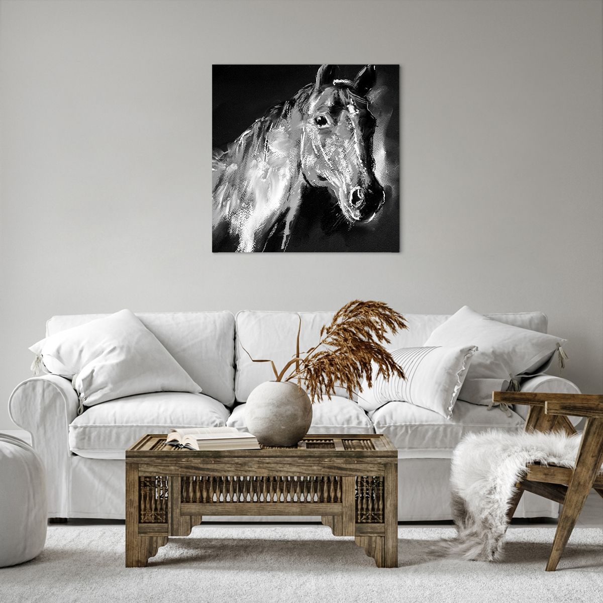 Bild auf Leinwand Tiere, Bild auf Leinwand Pferd, Bild auf Leinwand Stute, Bild auf Leinwand Kultur, Bild auf Leinwand Kunst