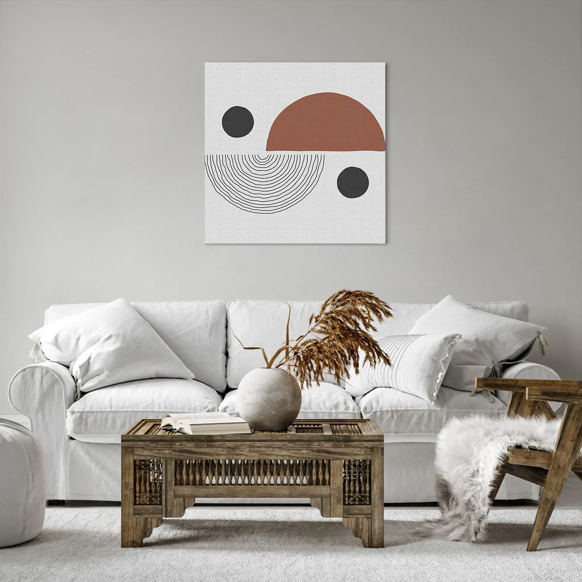 Bild auf Leinwand - Leinwandbild - Perfektion des Rades - 60x60 cm