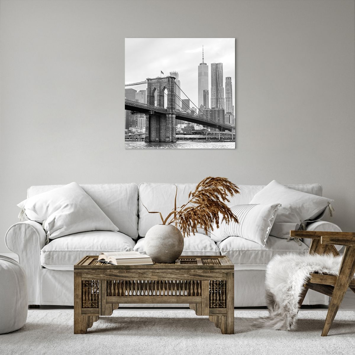 Obrazy na płótnie Nowy Jork, Obrazy na płótnie Most Brookliński, Obrazy na płótnie Manhattan, Obrazy na płótnie Architektura, Obrazy na płótnie Miasto 