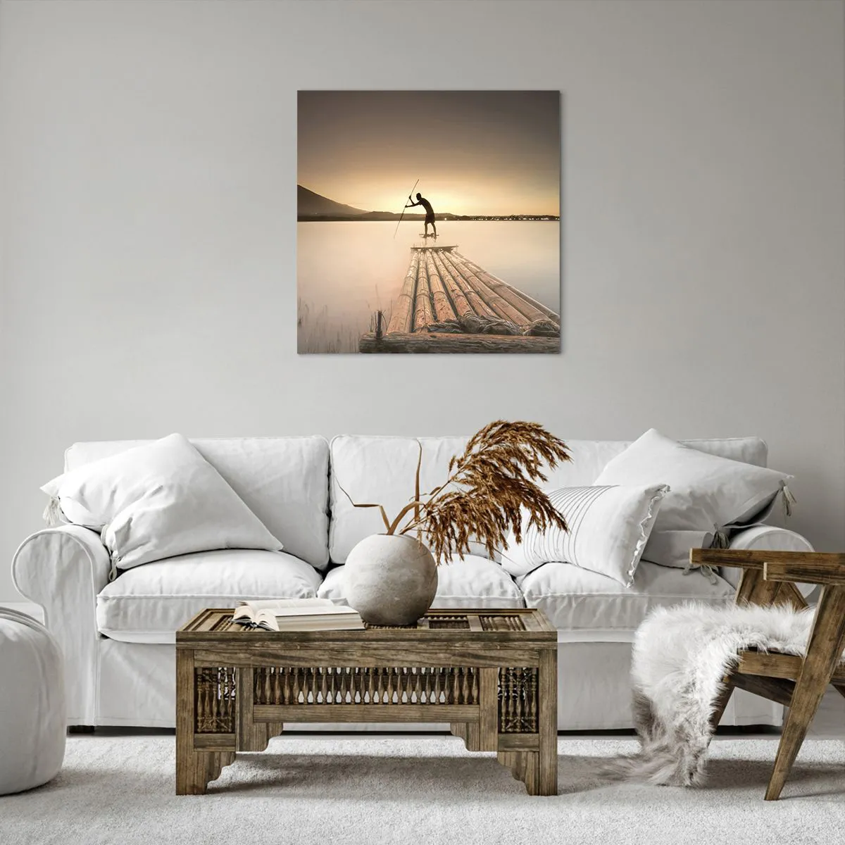 Obraz na płótnie - Przed spoczynkiem - 60x60 cm