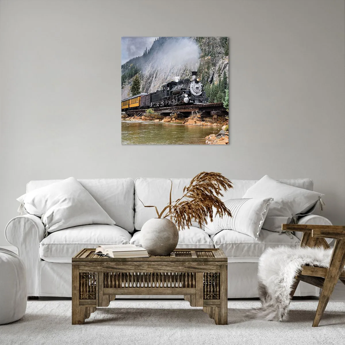 Vászonkép - Hova? Hova? - 60x60 cm