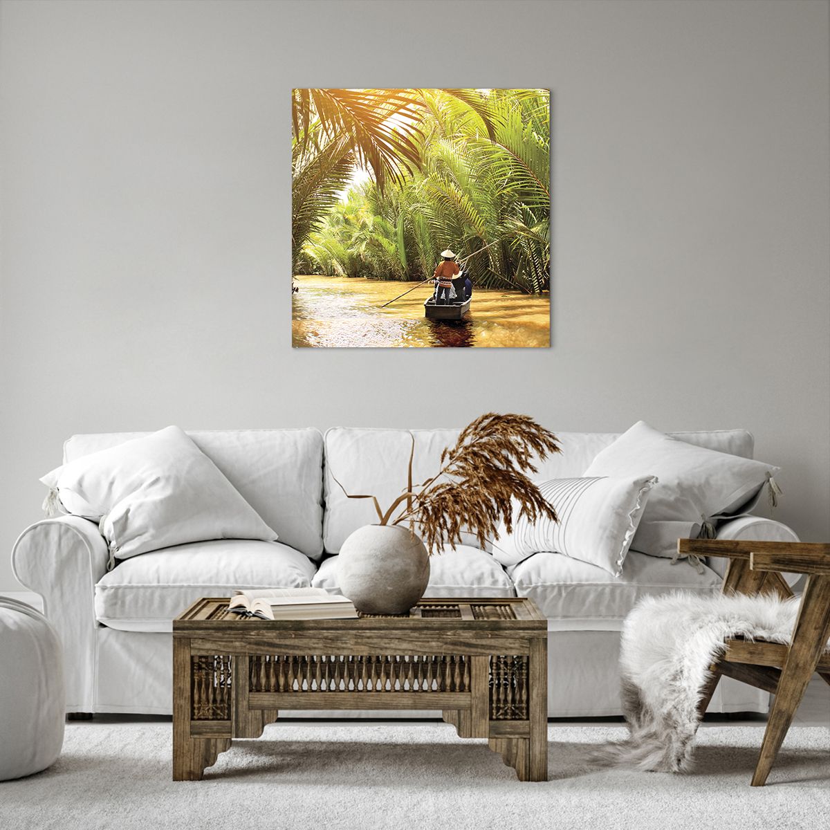 Obraz na plátne Rieka Mekong, Obraz na plátne Vietnam, Obraz na plátne Krajina, Obraz na plátne Džungle, Obraz na plátne Príroda