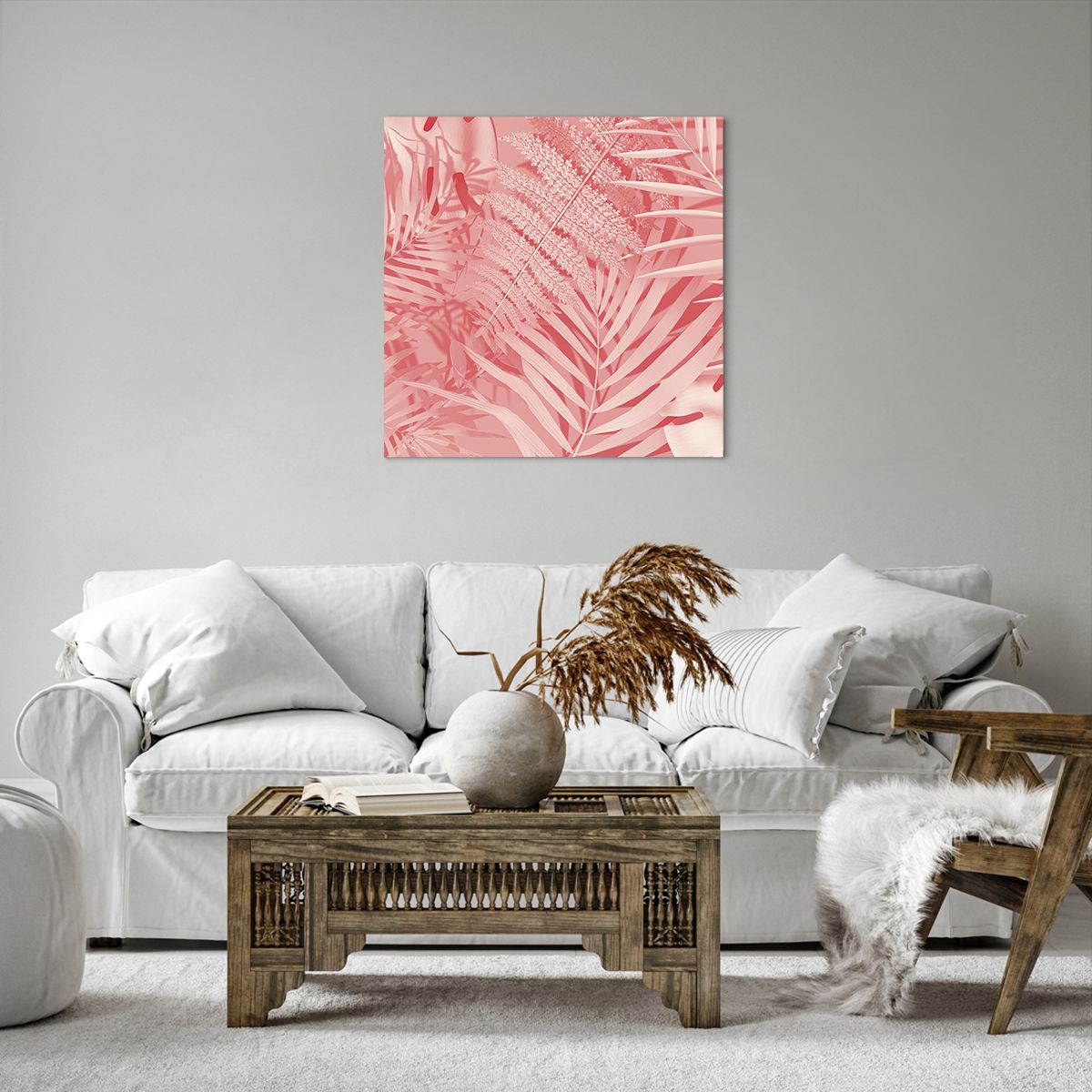 Canvas picture Abstraction, Canvas picture Palm Leaf, Canvas picture Graphics, Canvas picture Art, Canvas picture Exotic