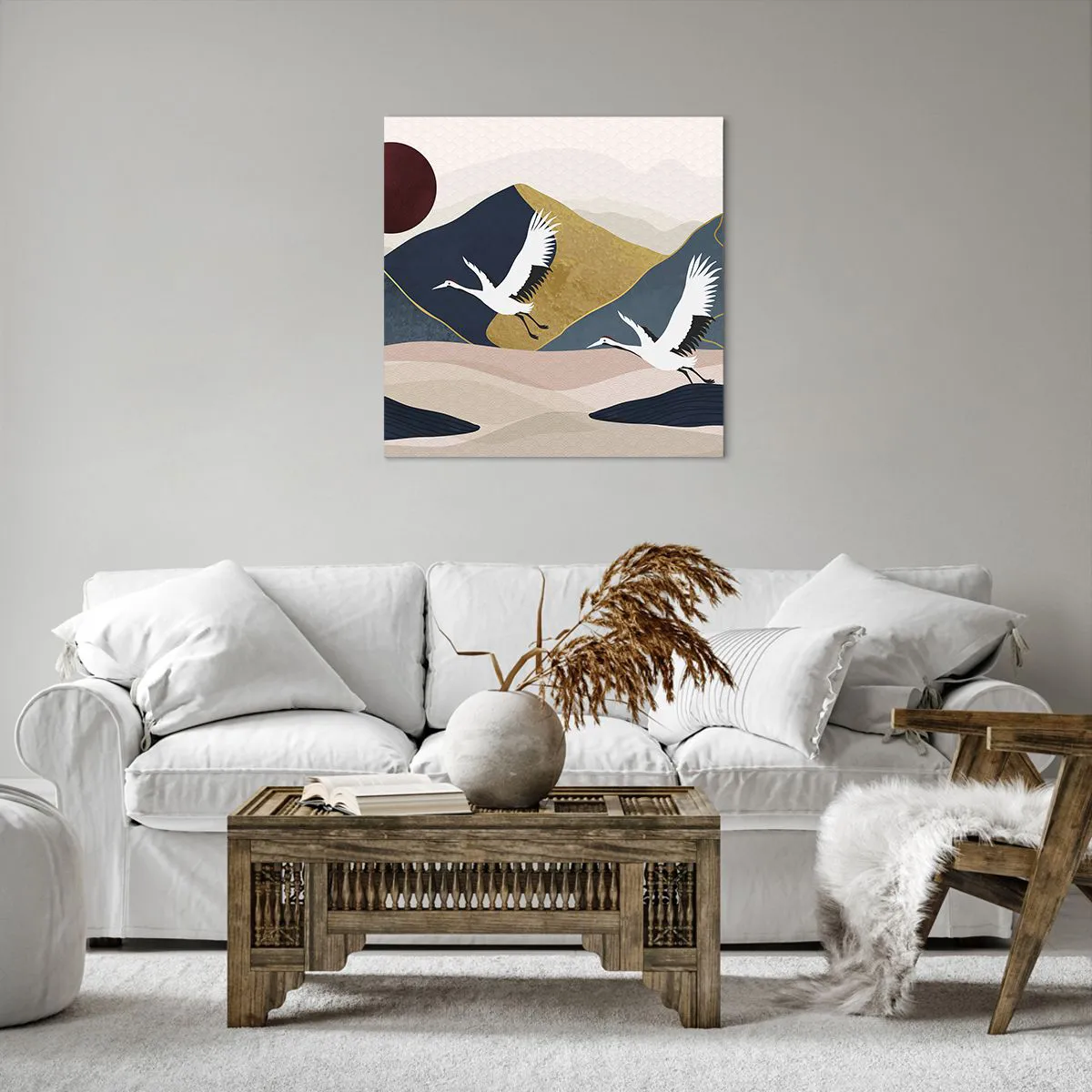 Obraz na płótnie - I znowu ZLECIAŁ dzień - 60x60 cm