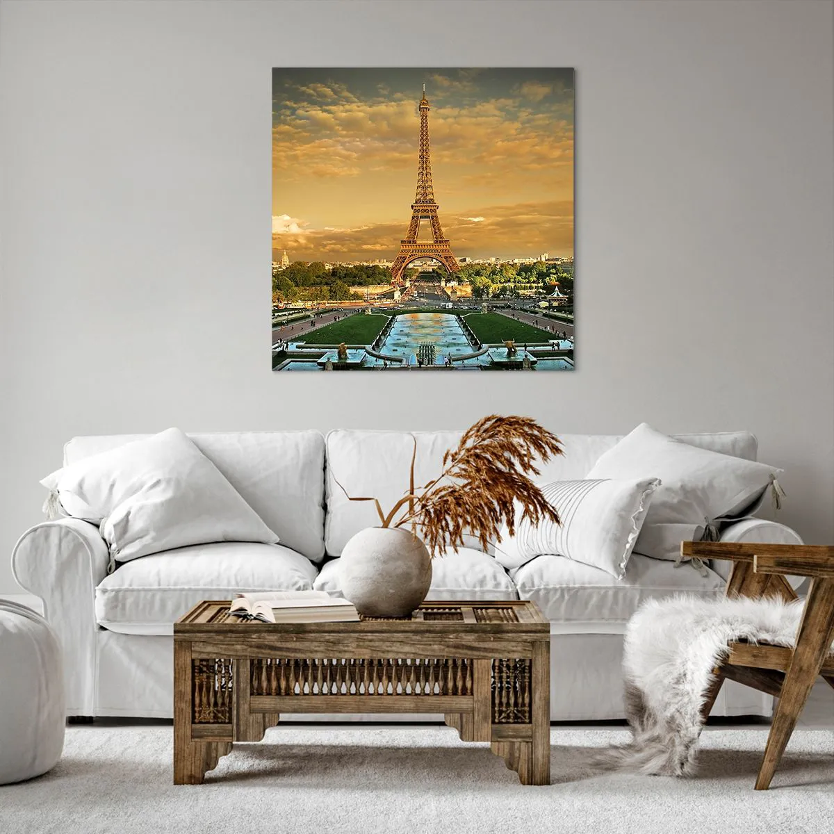 Impression sur toile - Image sur toile - La reine de Paris - 70x70 cm