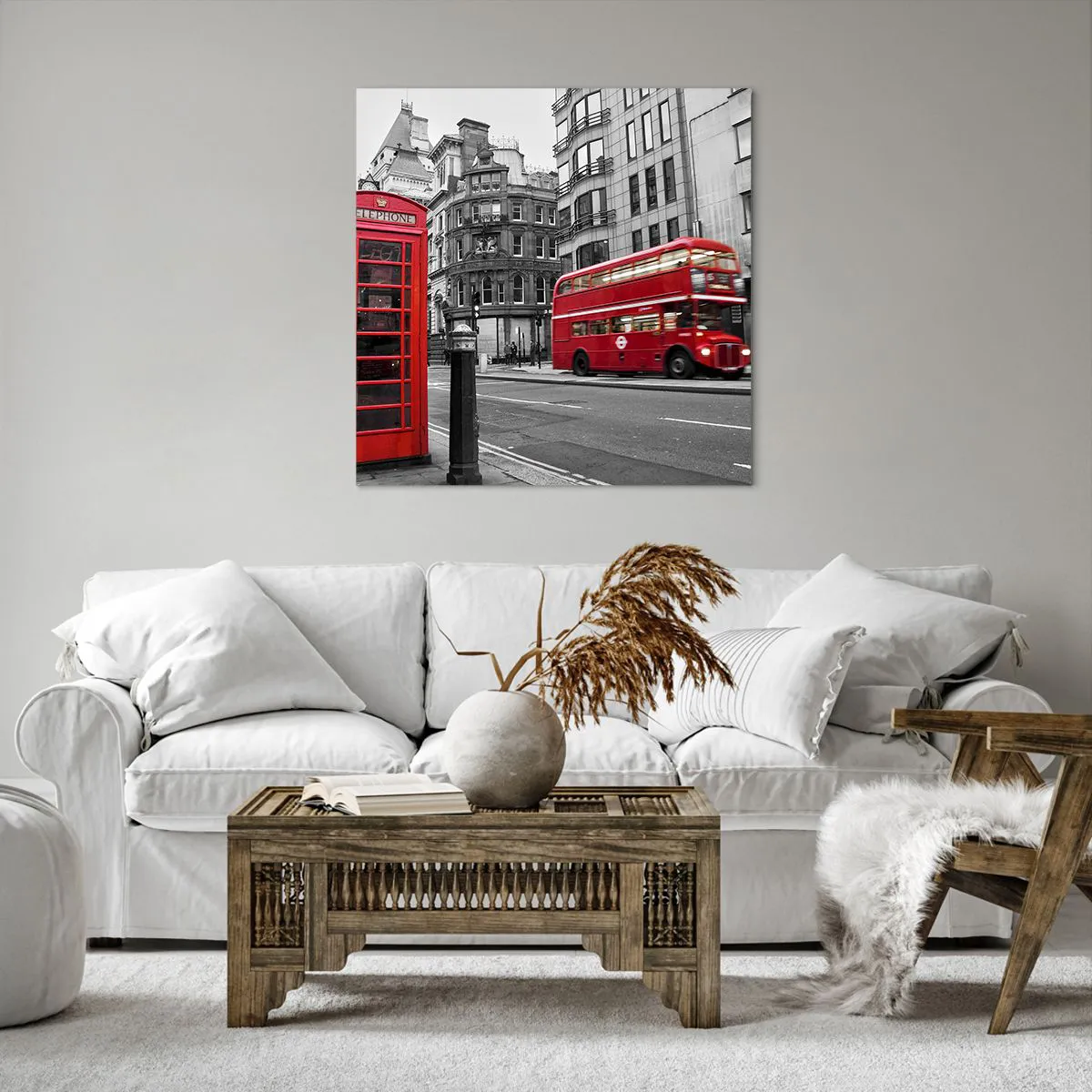 Impression sur toile - Image sur toile - Le plus rouge d'Europe - 70x70 cm