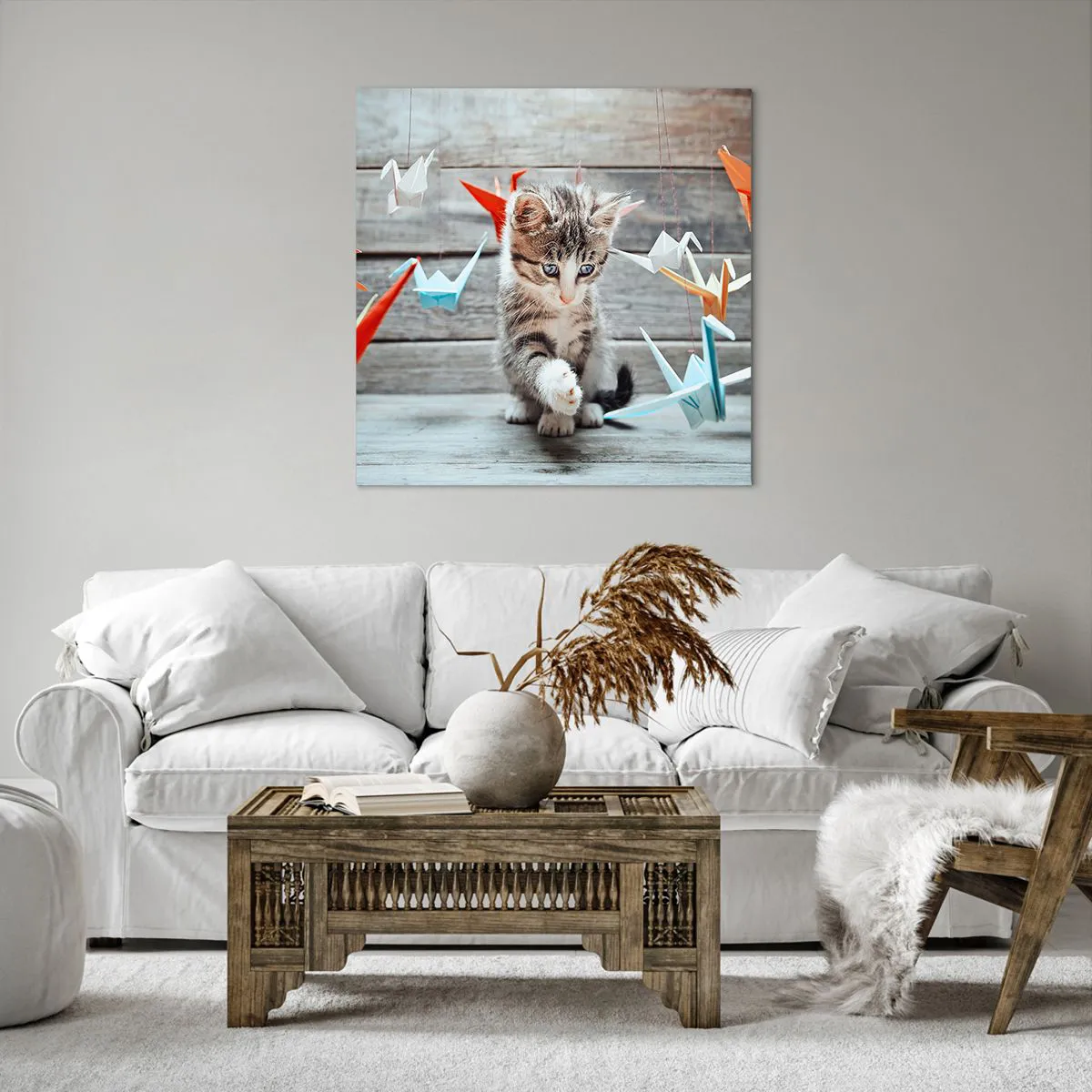 Bild auf Leinwand - Leinwandbild - Erste Stunde - 70x70 cm