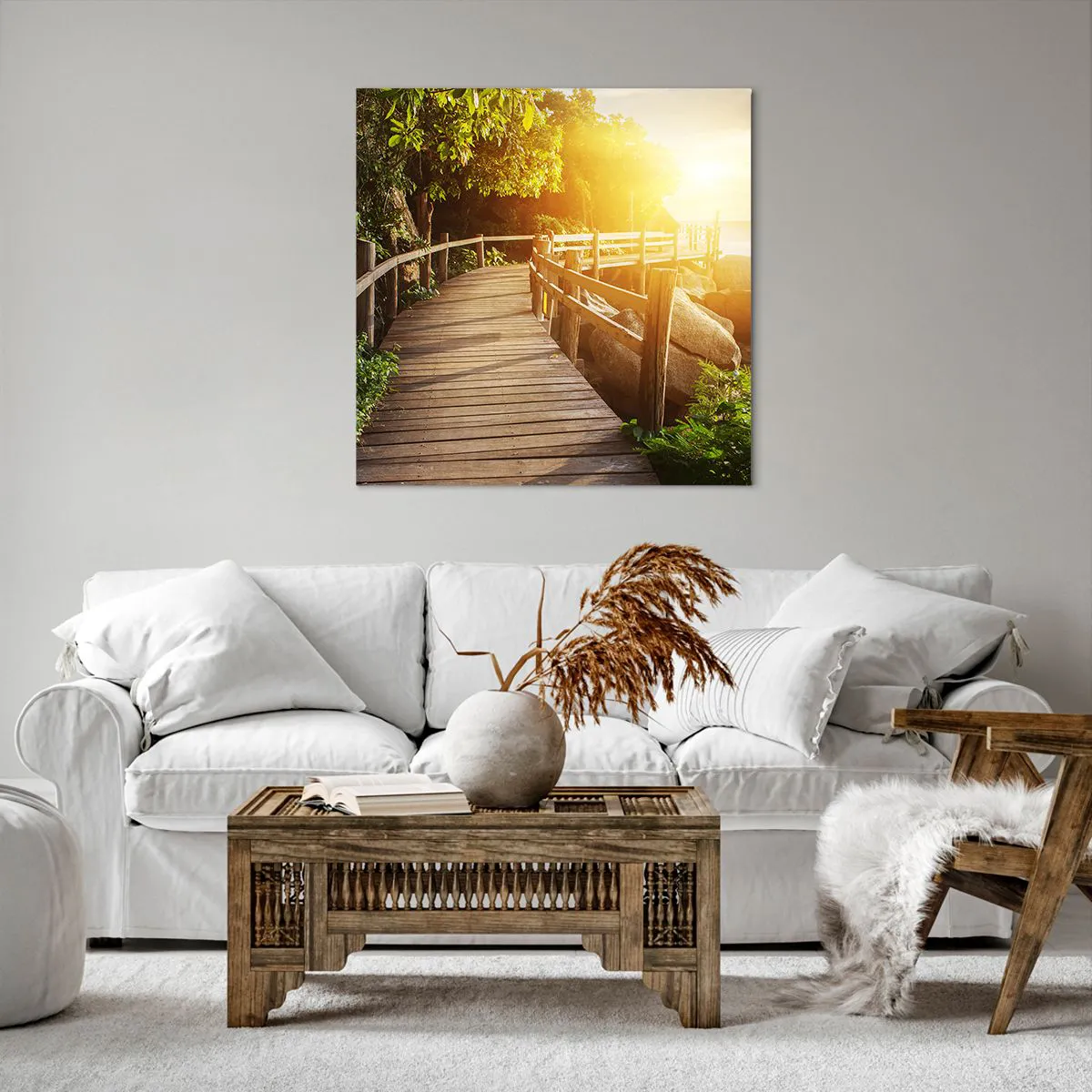 Canvas picture - Another Bend, New Wonders - 70x70 cm