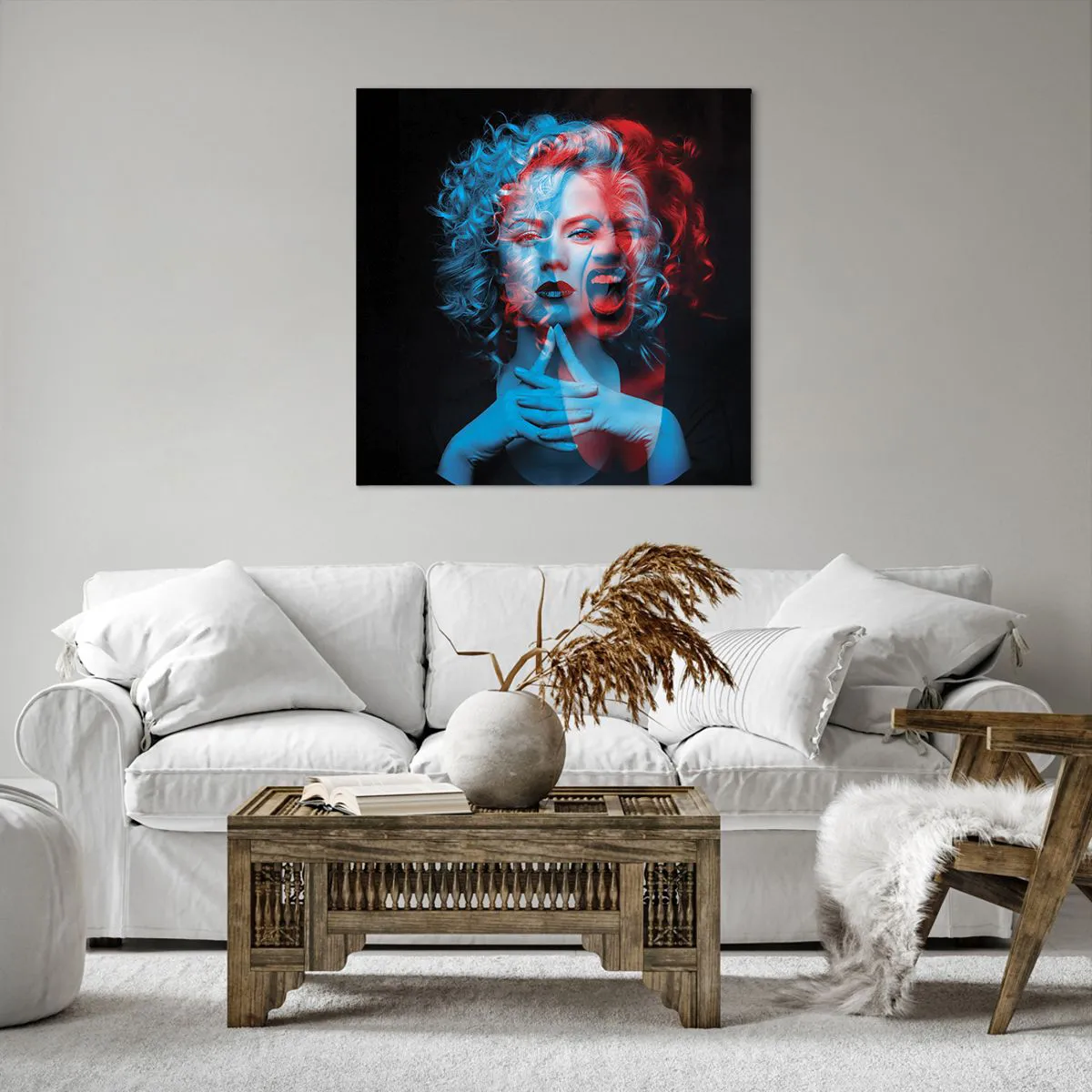 Impression sur toile - Image sur toile - Alter ego - 70x70 cm