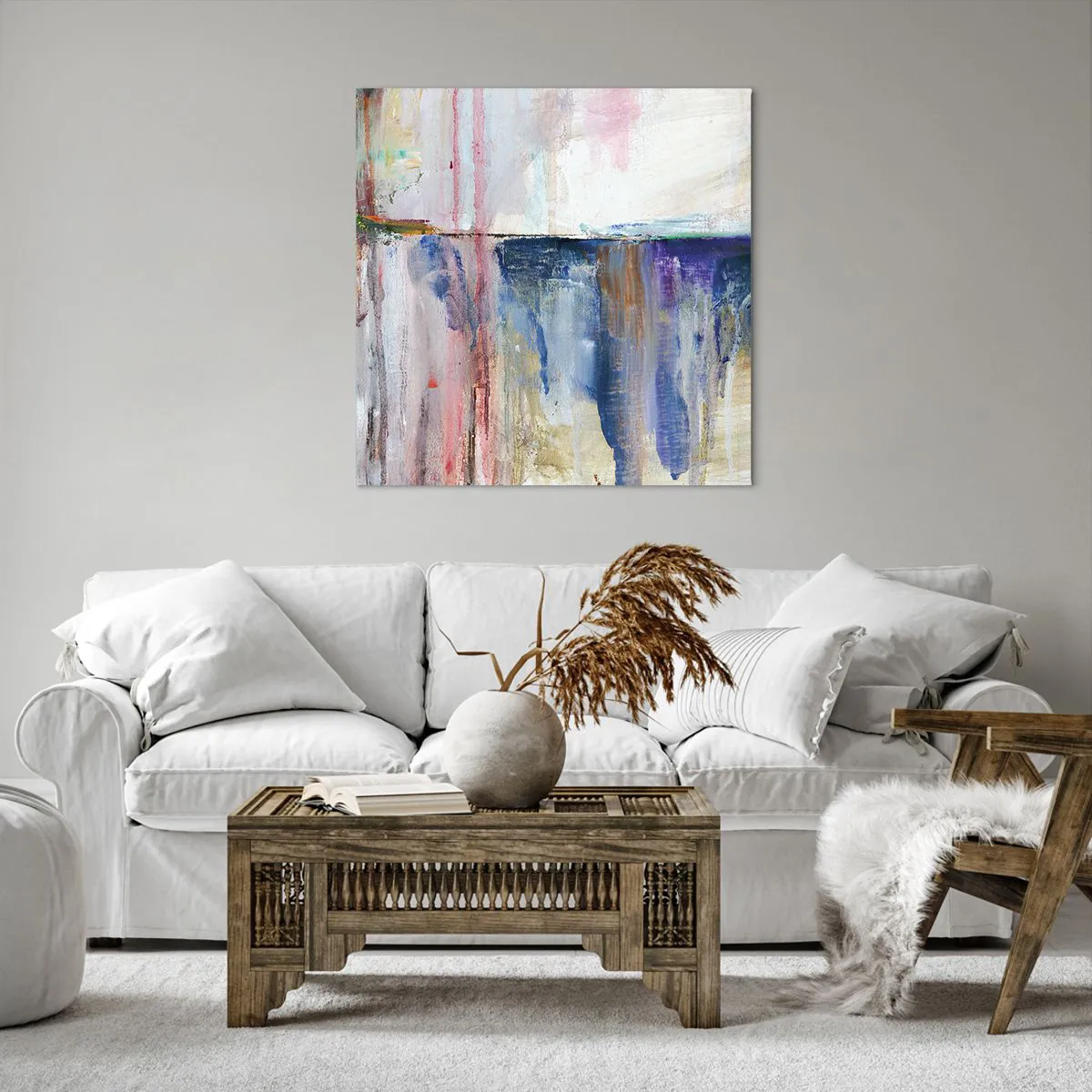 Obraz na płótnie - Barwne wrażenia i skojarzenia - 70x70 cm