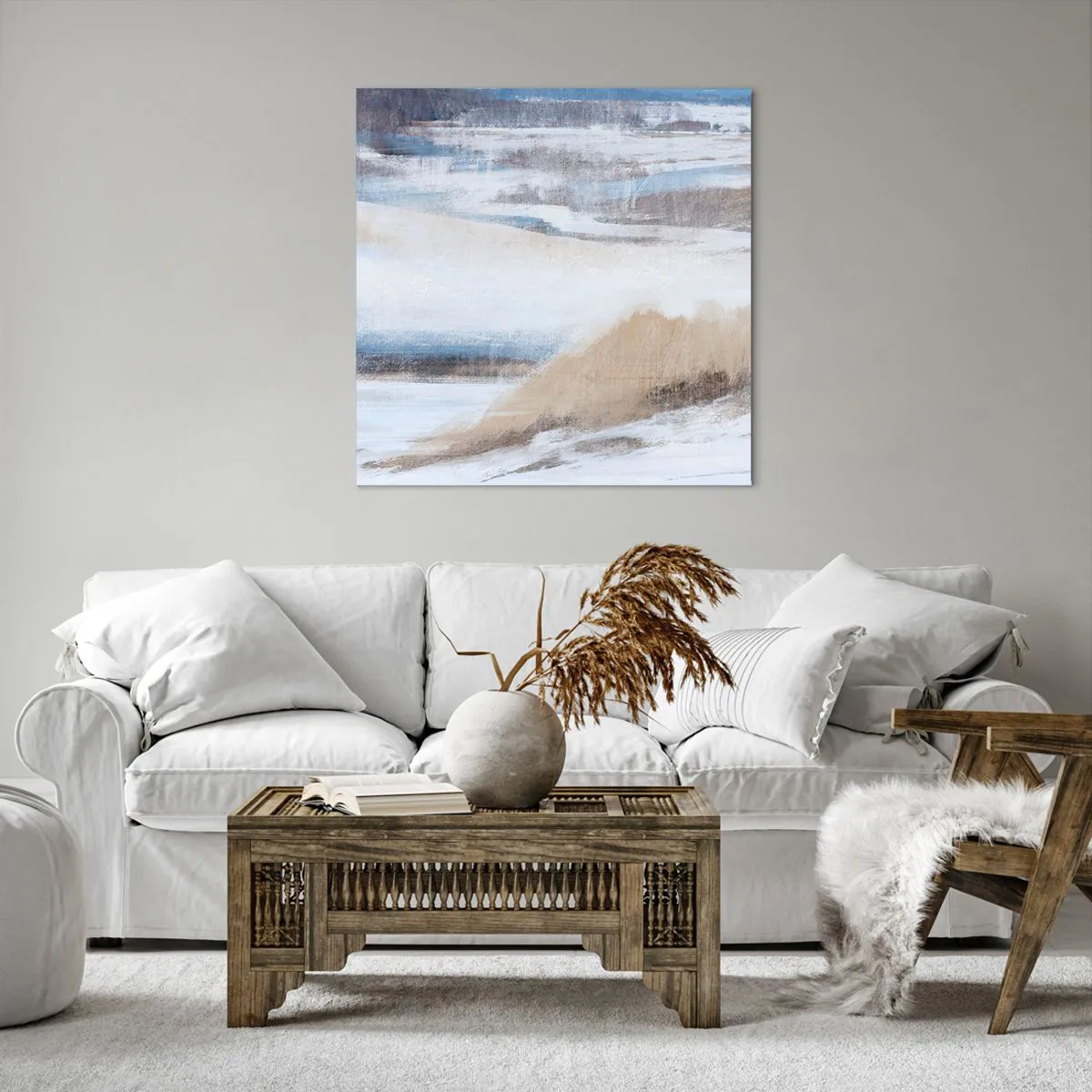 Quadro su tela - Stampe su Tela - Composizione invernale - 70x70 cm