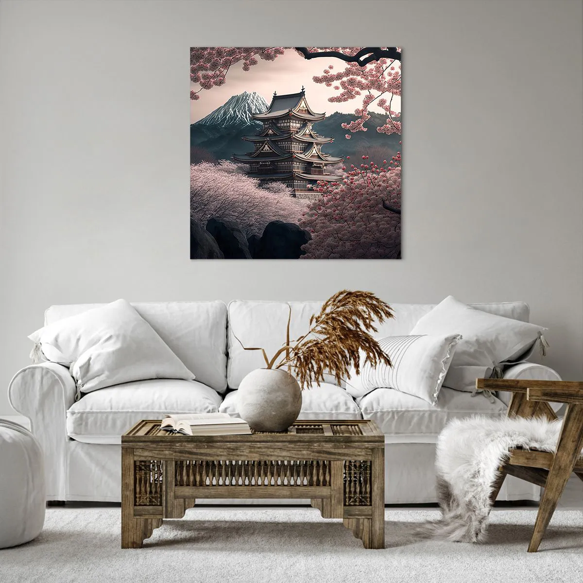 Canvas picture - Land of Cherry Blossoms - 70x70 cm