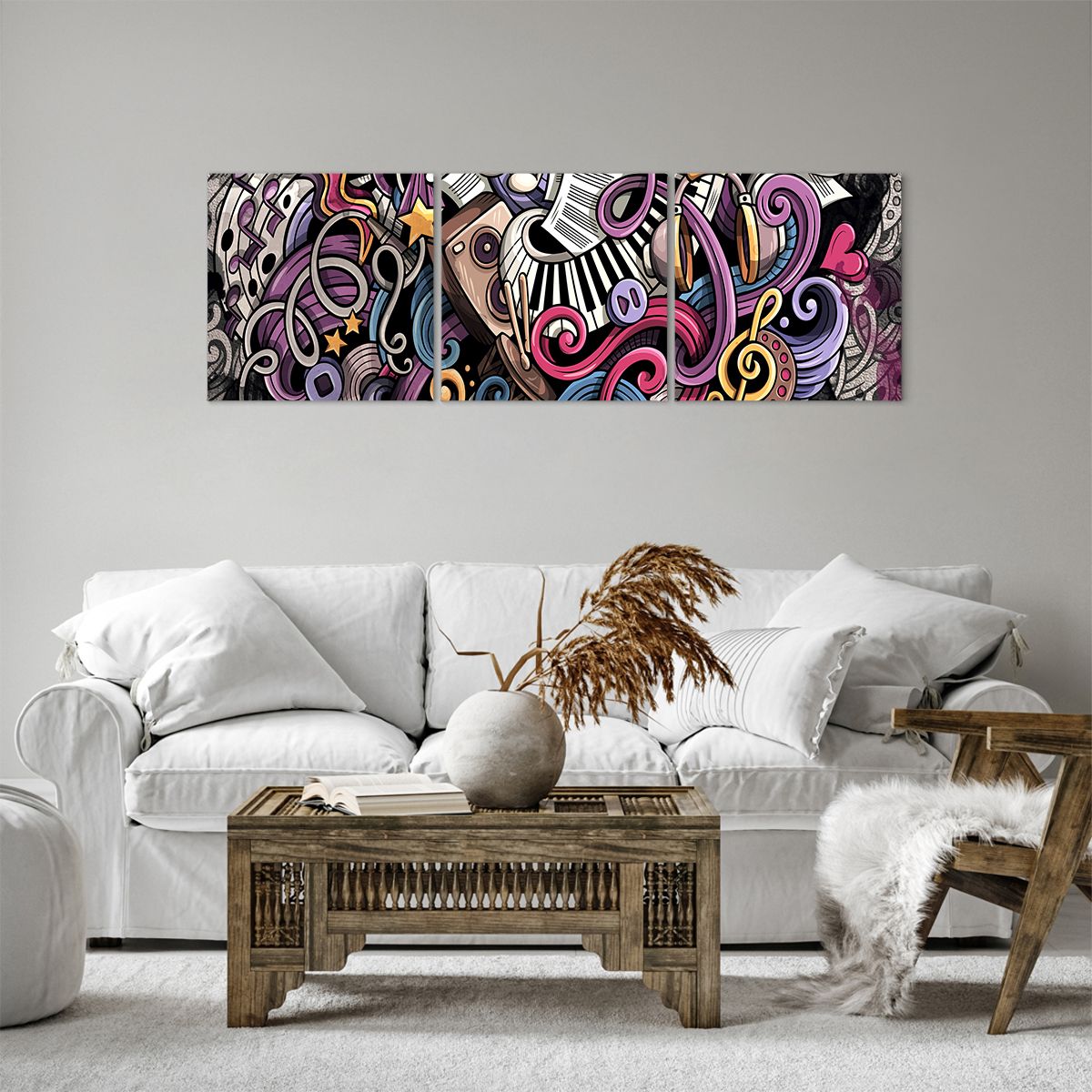 Quadro su tela Musica, Quadro su tela Murale, Quadro su tela Graffiti, Quadro su tela Astrazione, Quadro su tela Arte