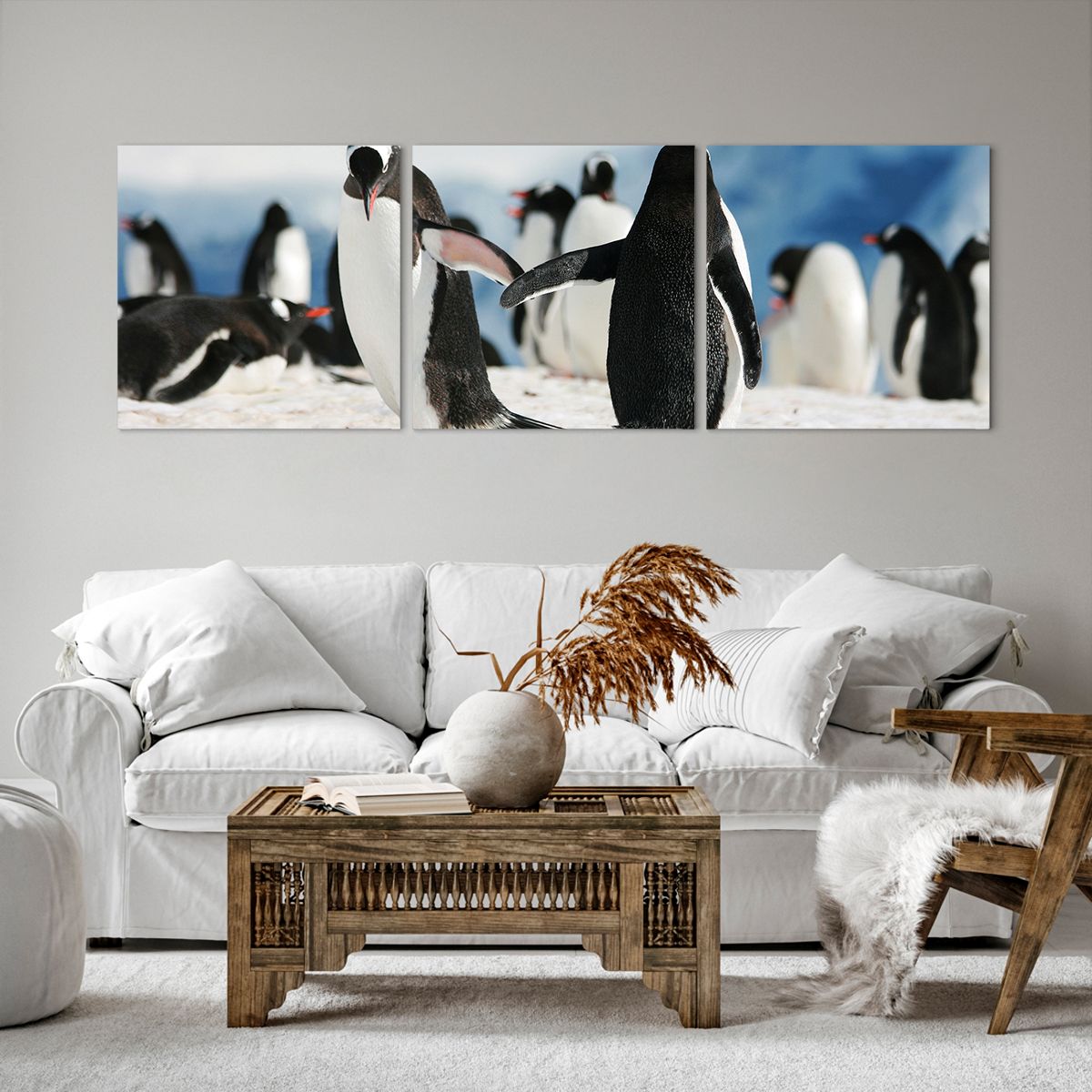 Obrazy na płótnie Pingwin, Obrazy na płótnie Antarktyda, Obrazy na płótnie Krajobraz, Obrazy na płótnie Śnieg, Obrazy na płótnie Lód