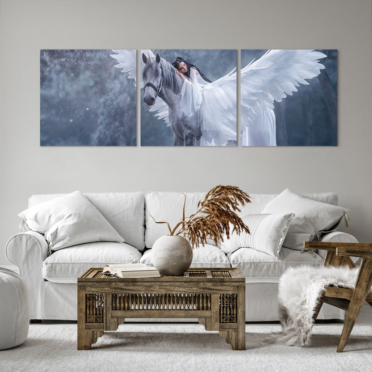 Quadro su tela Astrazione, Quadro su tela Cavallo, Quadro su tela Donna, Quadro su tela Arte, Quadro su tela Pegaso