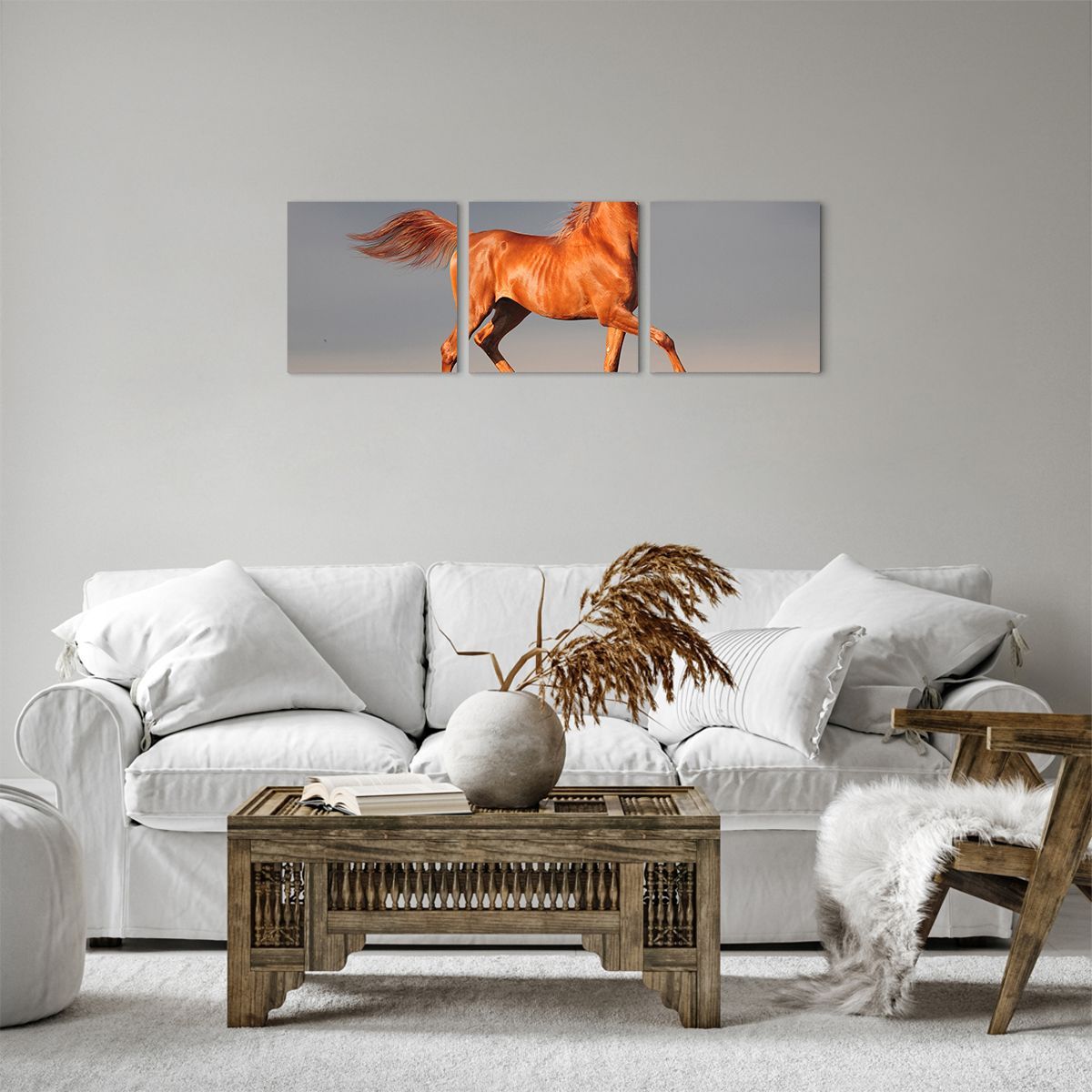 Bild auf Leinwand Tiere, Bild auf Leinwand Pferd, Bild auf Leinwand Natur, Bild auf Leinwand Schnee, Bild auf Leinwand Meister
