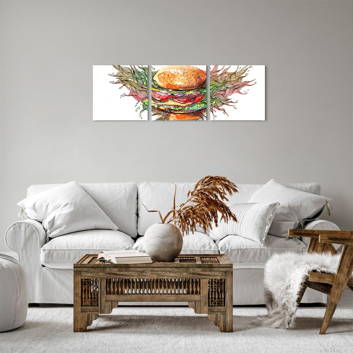 Obrazy na płótnie Gastronomia, Obrazy na płótnie Hamburger, Obrazy na płótnie Kulinaria, Obrazy na płótnie Kuchnia, Obrazy na płótnie Fast Food