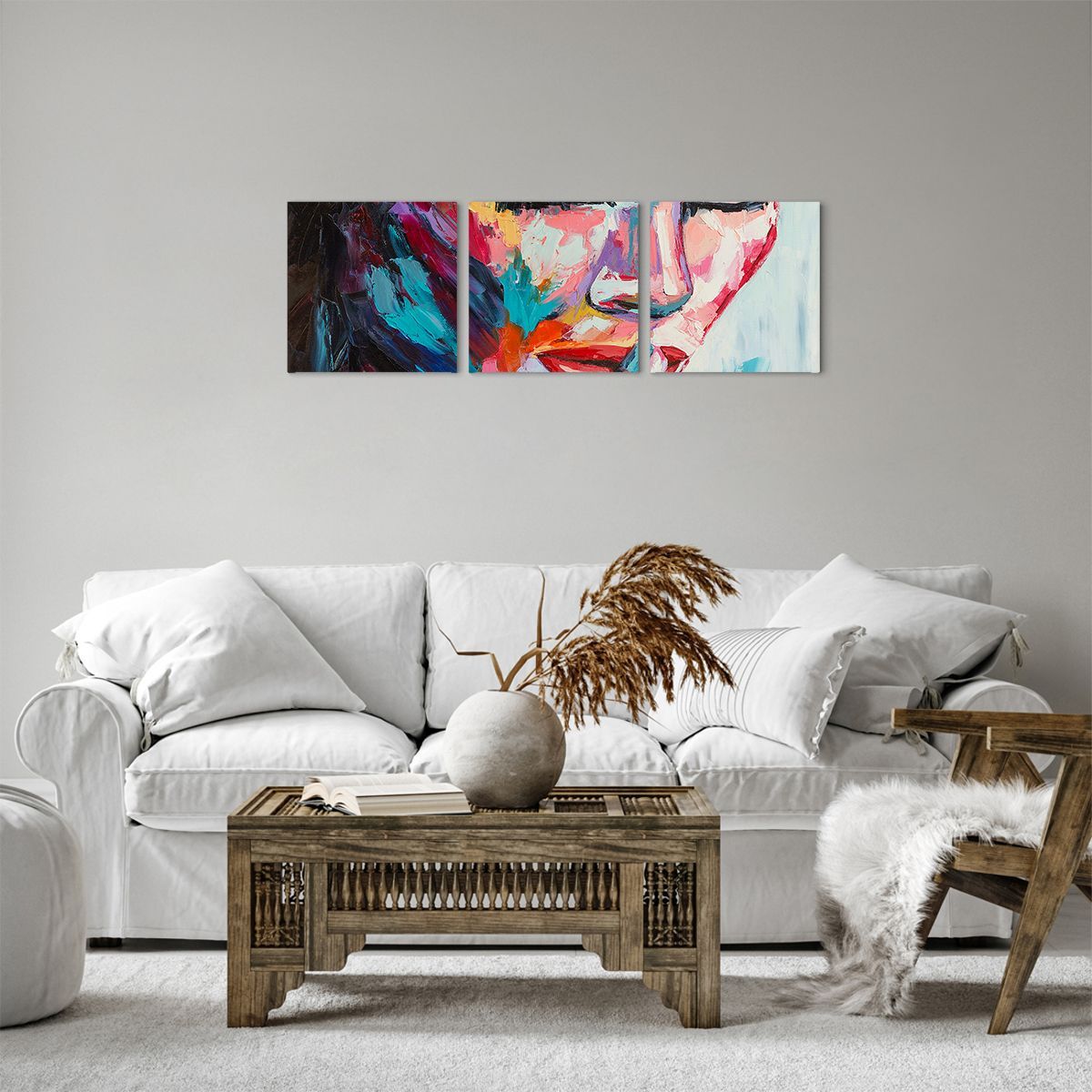 Impression sur toile Portrait D'Une Femme, Impression sur toile Visage, Impression sur toile Art, Impression sur toile Beauté, Impression sur toile Regard Magique