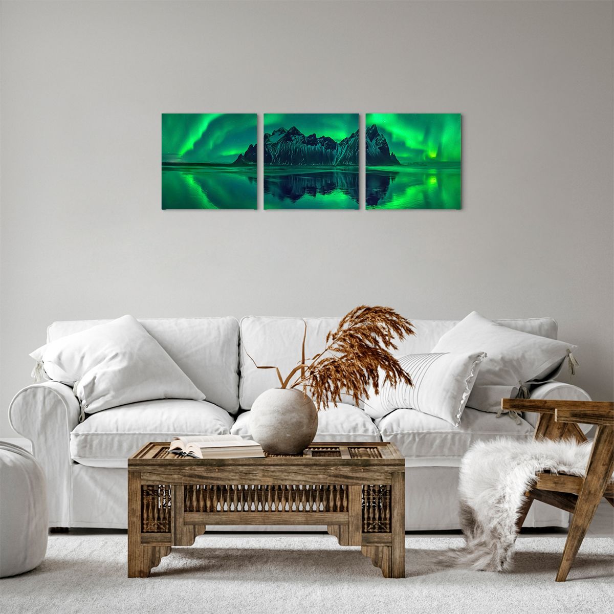 Quadro su tela Aurora Boreale, Quadro su tela Natura, Quadro su tela Montagne, Quadro su tela Mare, Quadro su tela Oceano