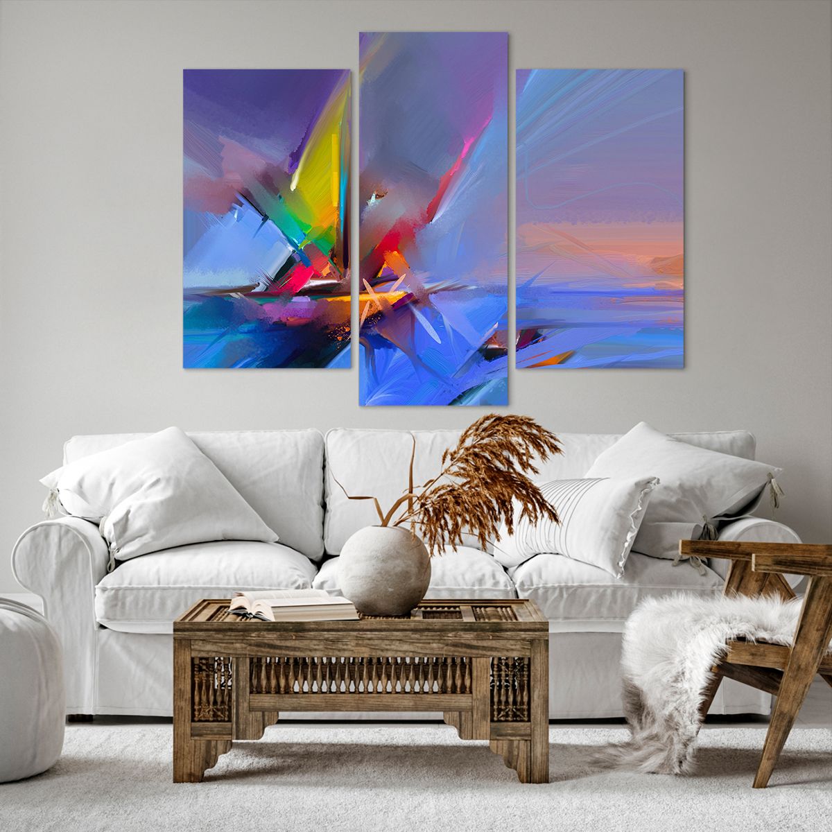 Impression sur toile Abstraction, Impression sur toile Art, Impression sur toile Voilier, Impression sur toile Art Moderne, Impression sur toile Peinture