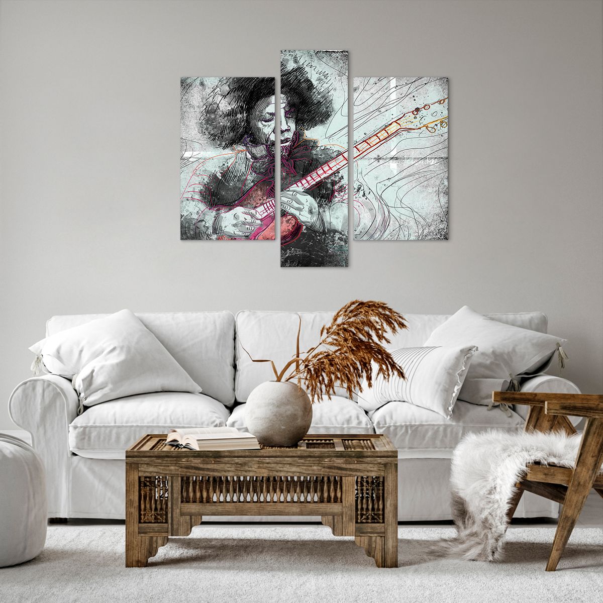 Bild auf Leinwand Musik, Bild auf Leinwand Gitarrist, Bild auf Leinwand Instrument, Bild auf Leinwand Gitarre, Bild auf Leinwand Grafik