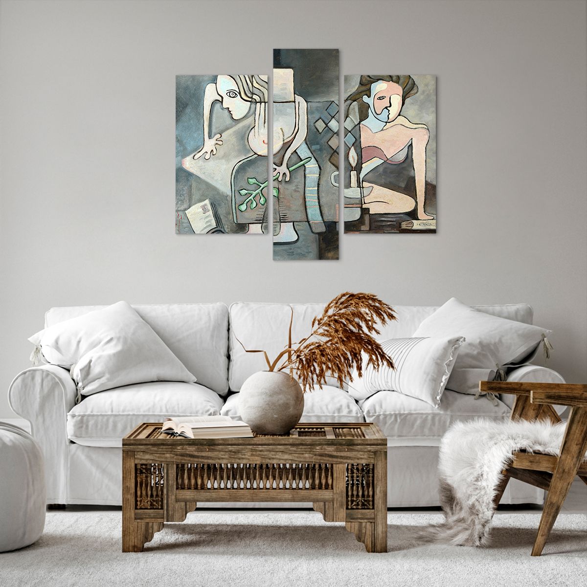 Bild auf Leinwand Abstraktion, Bild auf Leinwand Kubismus, Bild auf Leinwand Personen, Bild auf Leinwand Kunst, Bild auf Leinwand Malerei