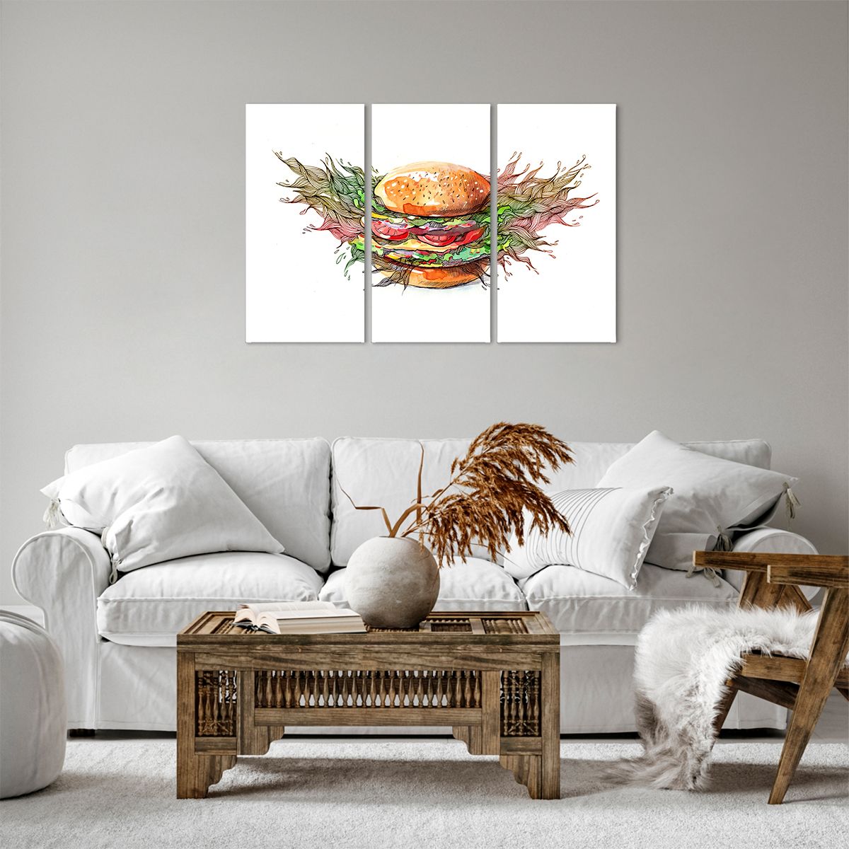 Obrazy na płótnie Gastronomia, Obrazy na płótnie Hamburger, Obrazy na płótnie Kulinaria, Obrazy na płótnie Kuchnia, Obrazy na płótnie Fast Food