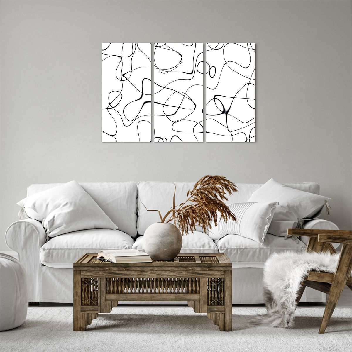 Bild auf Leinwand Abstraktion, Bild auf Leinwand Kunst, Bild auf Leinwand Linien, Bild auf Leinwand Entwurf, Bild auf Leinwand Moderne Kunst