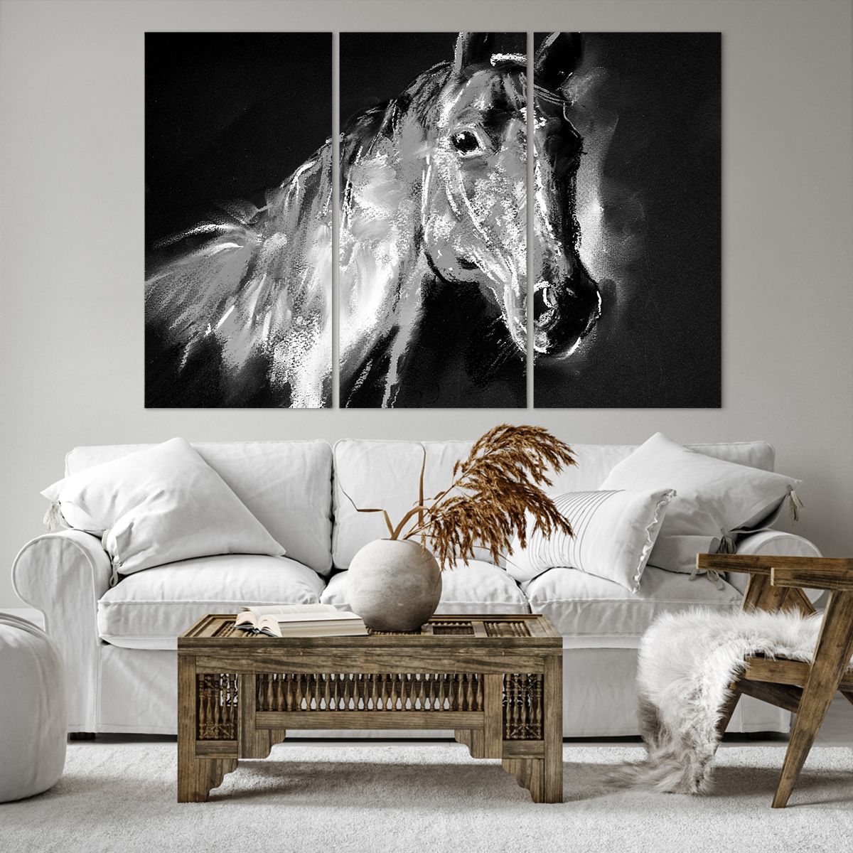 Impression sur toile Animaux, Impression sur toile Cheval, Impression sur toile Jument, Impression sur toile Culture, Impression sur toile Art