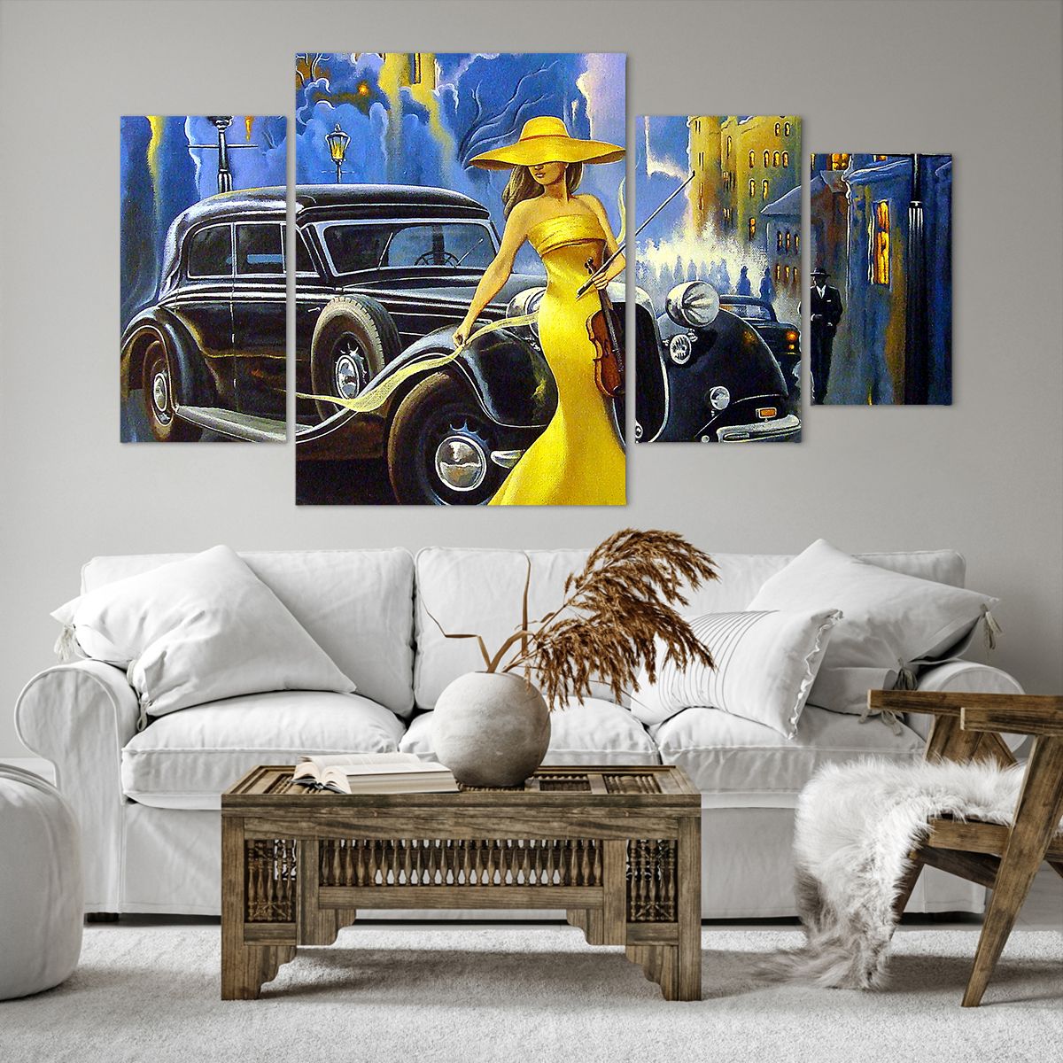 Cuadro sobre lienzo Coche Retro, Cuadro sobre lienzo Mujer Con Sombrero, Cuadro sobre lienzo Palacio, Cuadro sobre lienzo Moda, Cuadro sobre lienzo Arte