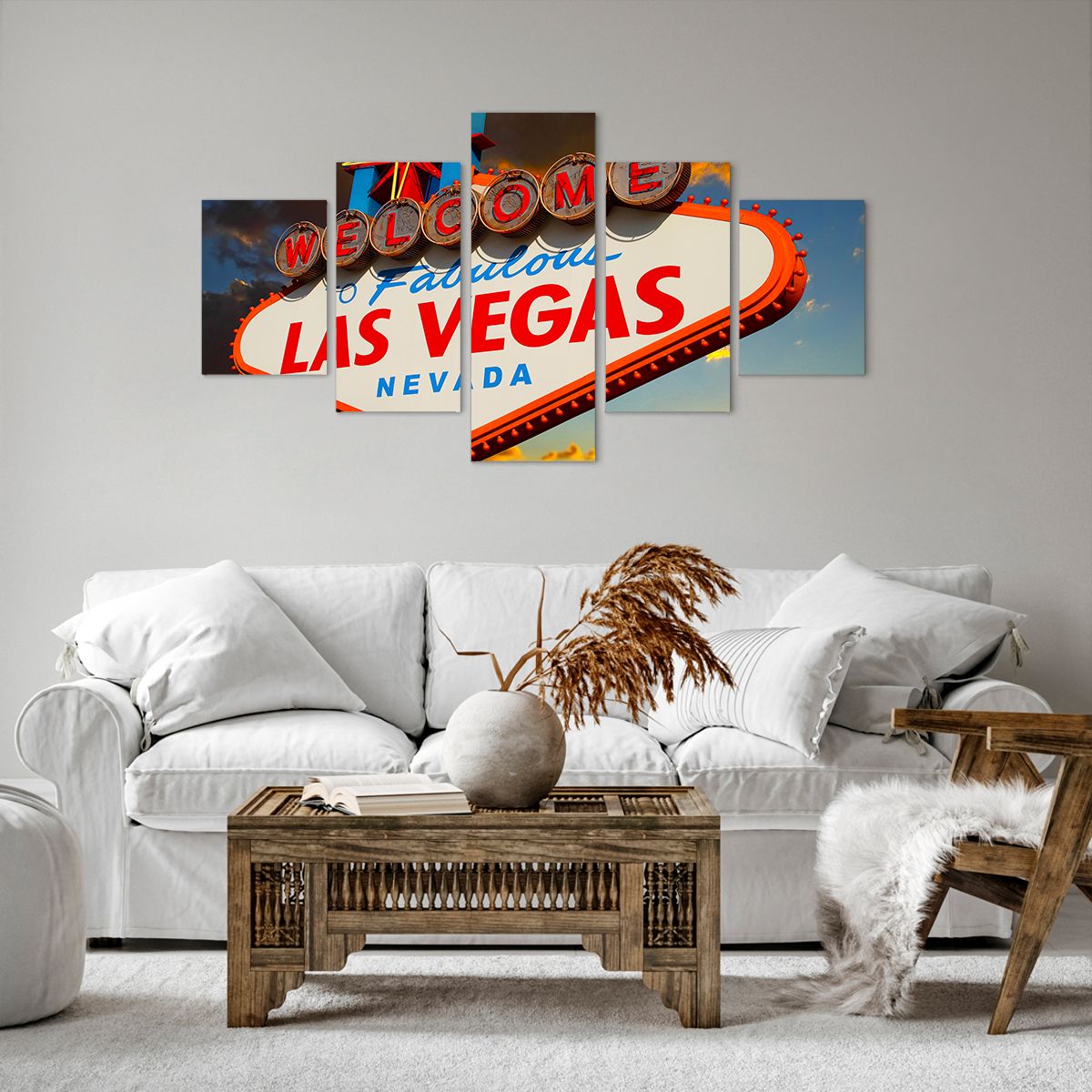 Bild auf Leinwand Reisen, Bild auf Leinwand Las Vegas, Bild auf Leinwand Stadt, Bild auf Leinwand Usa, Bild auf Leinwand Nevada