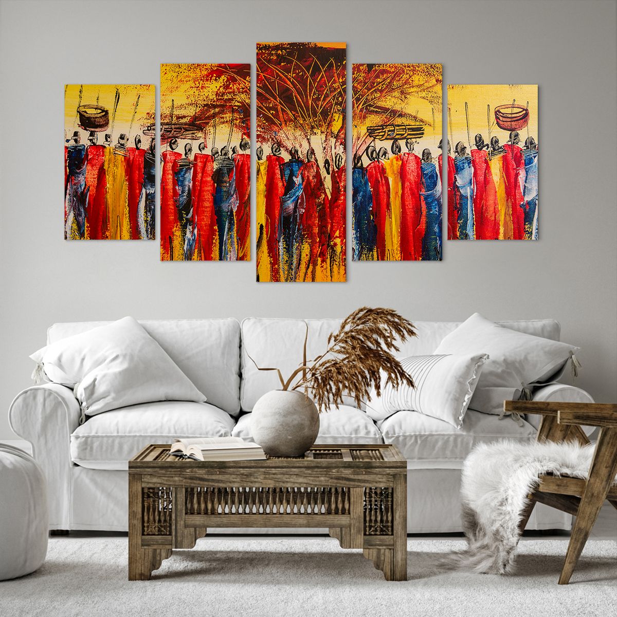 Bild auf Leinwand Kunst, Bild auf Leinwand Personen, Bild auf Leinwand Afrika, Bild auf Leinwand Kenia, Bild auf Leinwand Baobab