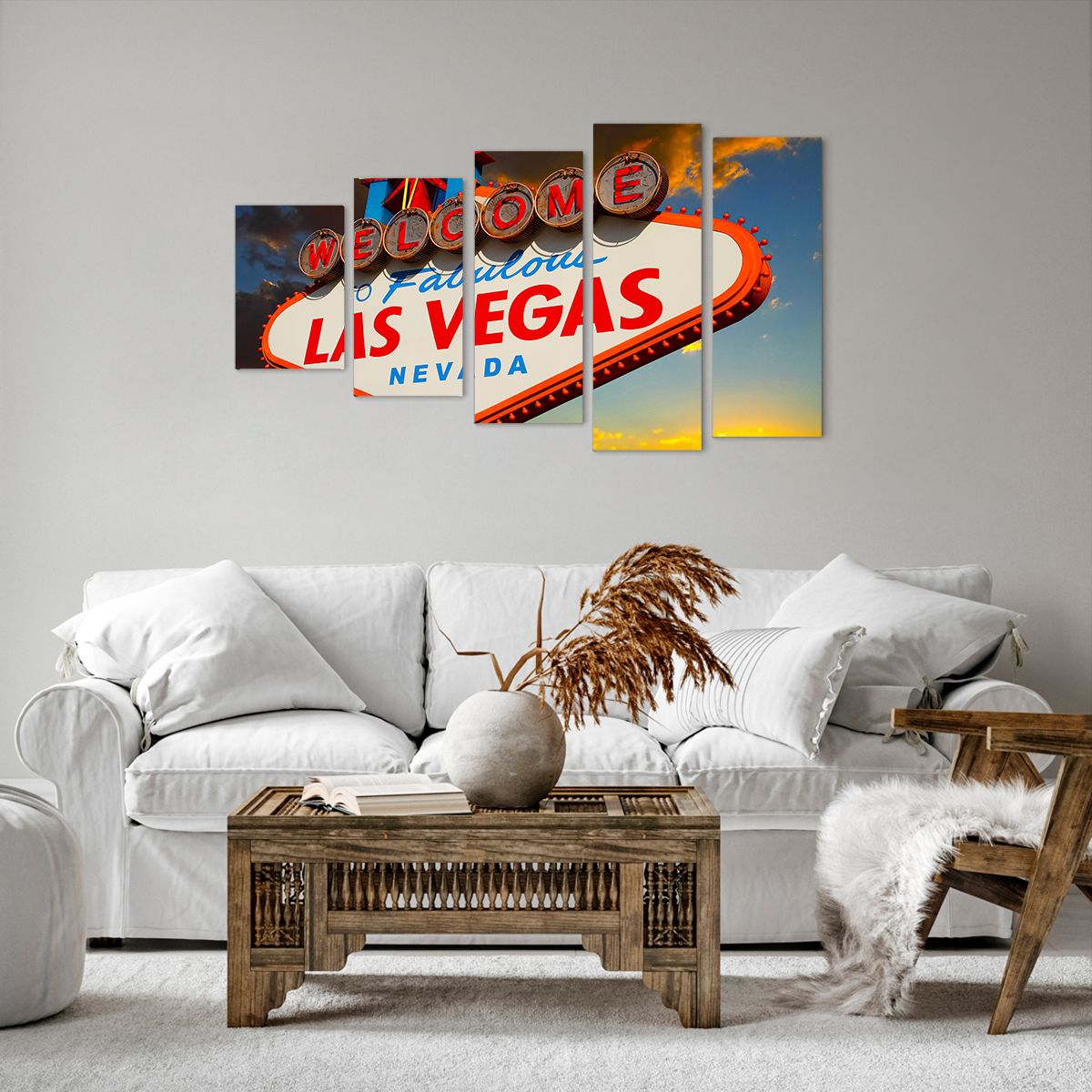 Bild auf Leinwand Reisen, Bild auf Leinwand Las Vegas, Bild auf Leinwand Stadt, Bild auf Leinwand Usa, Bild auf Leinwand Nevada