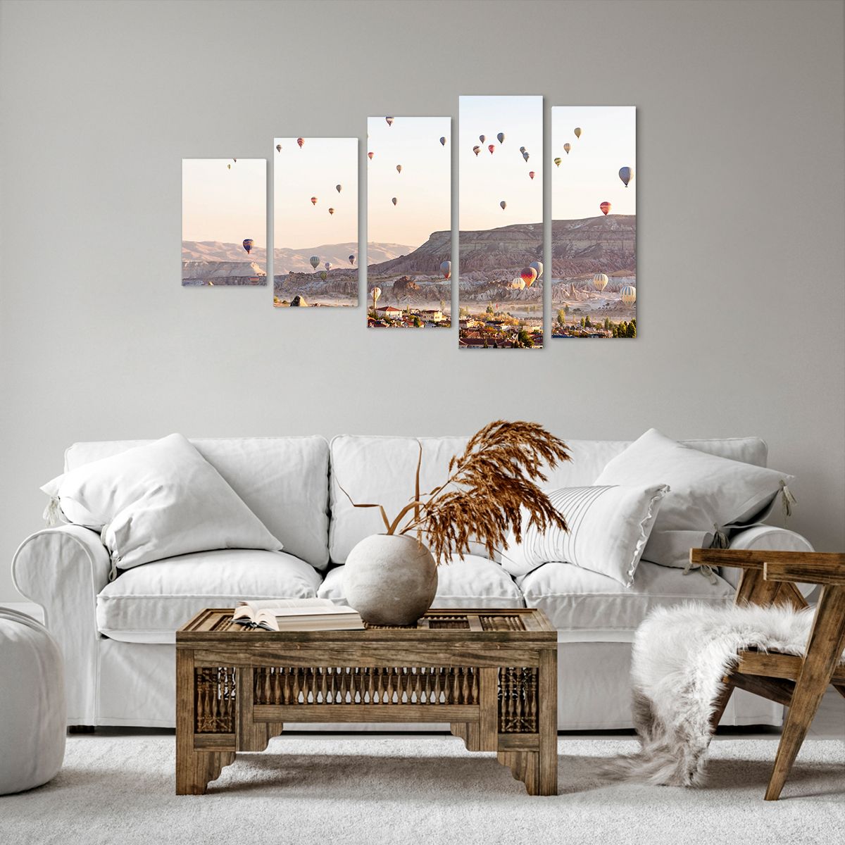 Quadro su tela Città, Quadro su tela Volo In Mongolfiera, Quadro su tela Paesaggio, Quadro su tela Tacchino, Quadro su tela Cappadocia